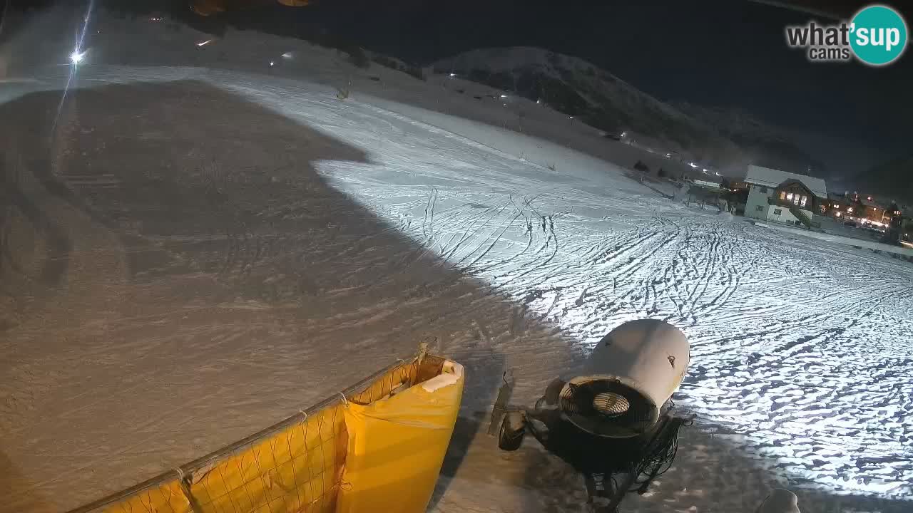 Livigno live webcam – view on Livigno Ski School area – LivignoGO