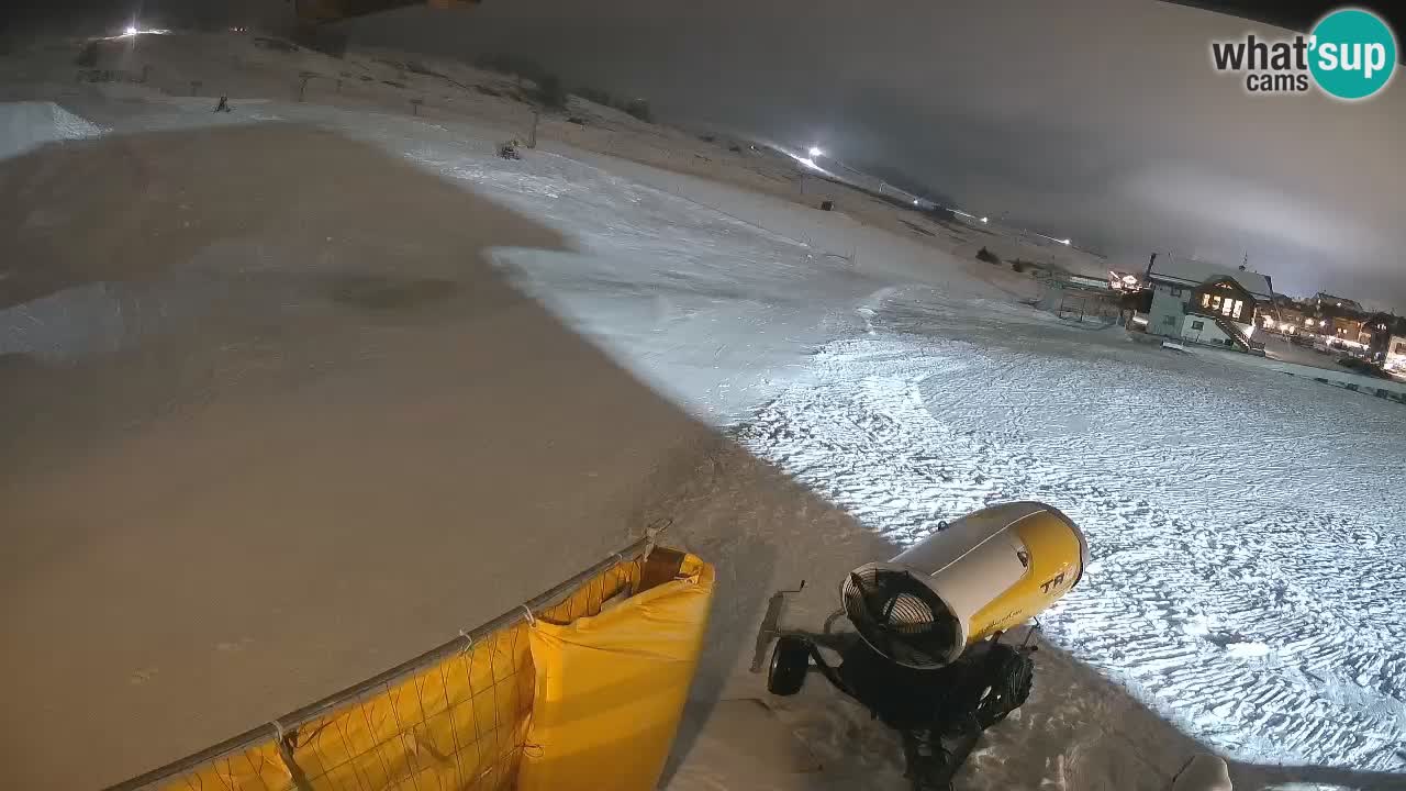 Livigno web kamera – pogled na Livigno Ski School area – LivignoGO