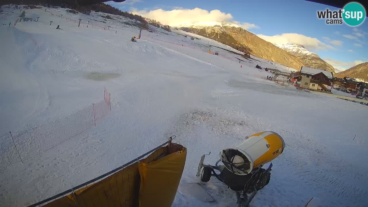 Livigno LIVE cam smučišče | pogled na smučarske proge