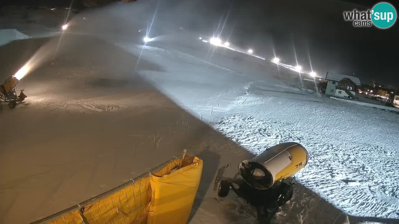 Livigno webcam – view on Livigno Ski School area – LivignoGO