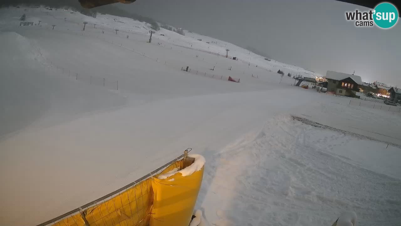 Livigno webcam – view on Livigno Ski School area – LivignoGO