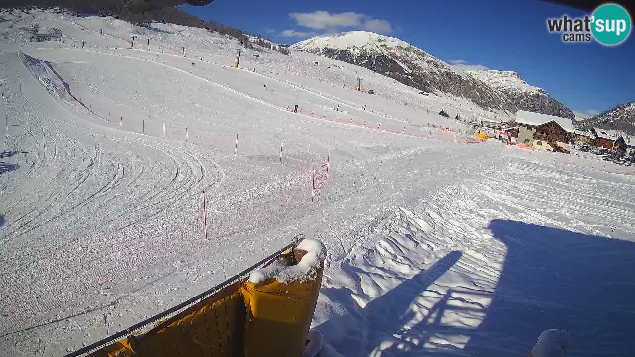Livigno live webcam – view on Livigno Ski School area – LivignoGO