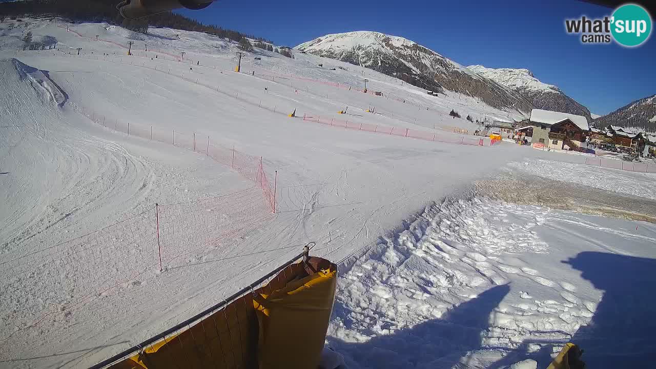 Livigno LIVE cam smučišče | pogled na smučarske proge