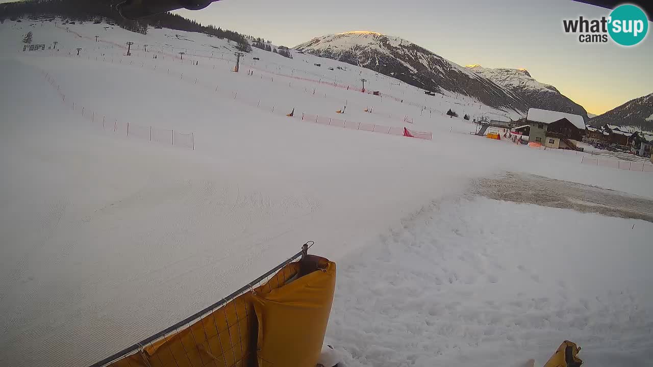 Livigno webcam – view on Livigno Ski School area – LivignoGO