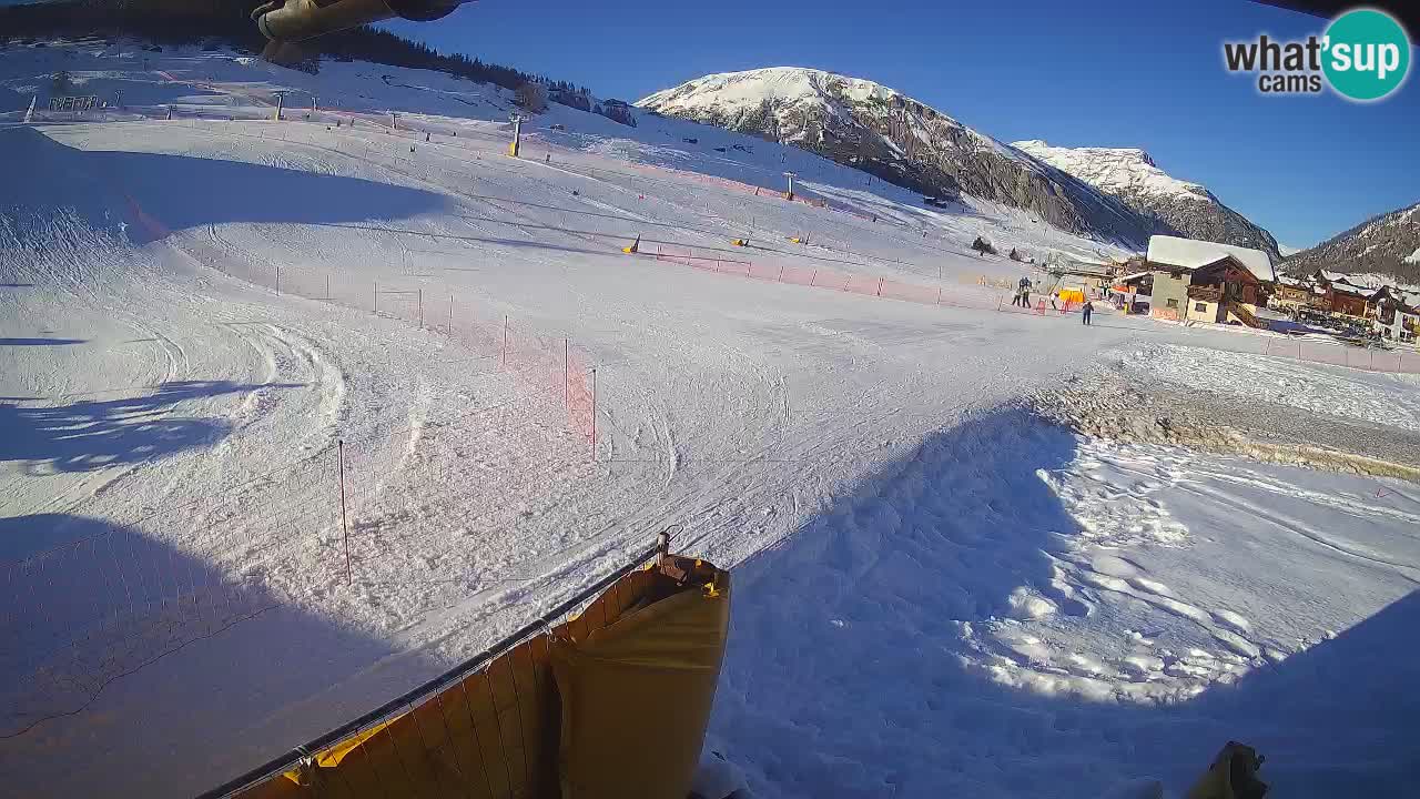 Livigno live webcam – view on Livigno Ski School area – LivignoGO