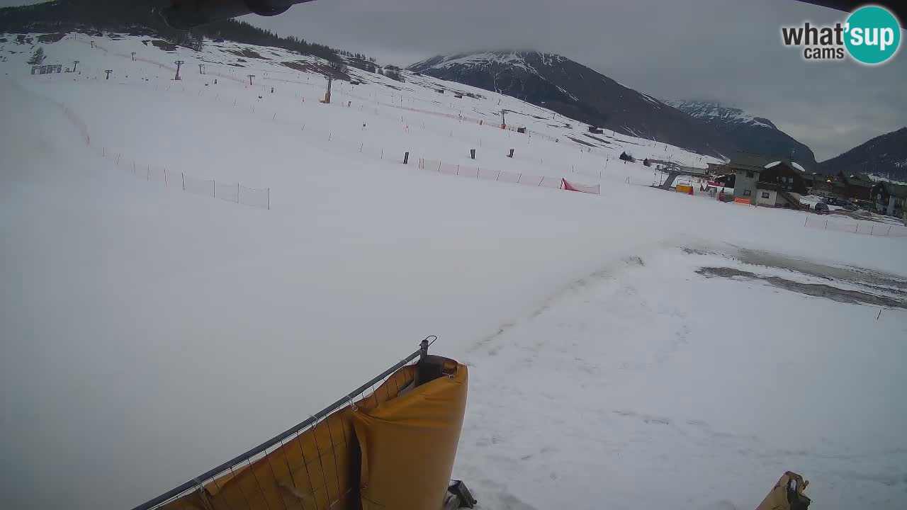 Livigno web kamera – pogled na Livigno Ski School area – LivignoGO