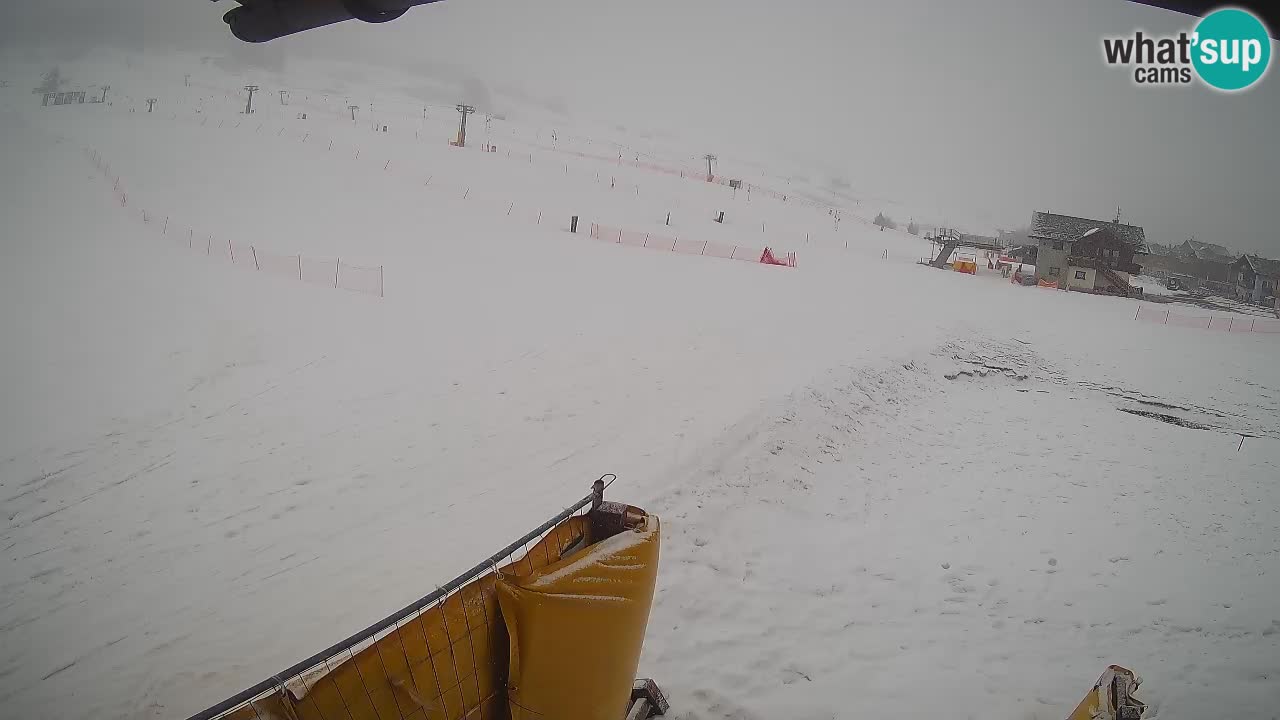Livigno live webcam – view on Livigno Ski School area – LivignoGO