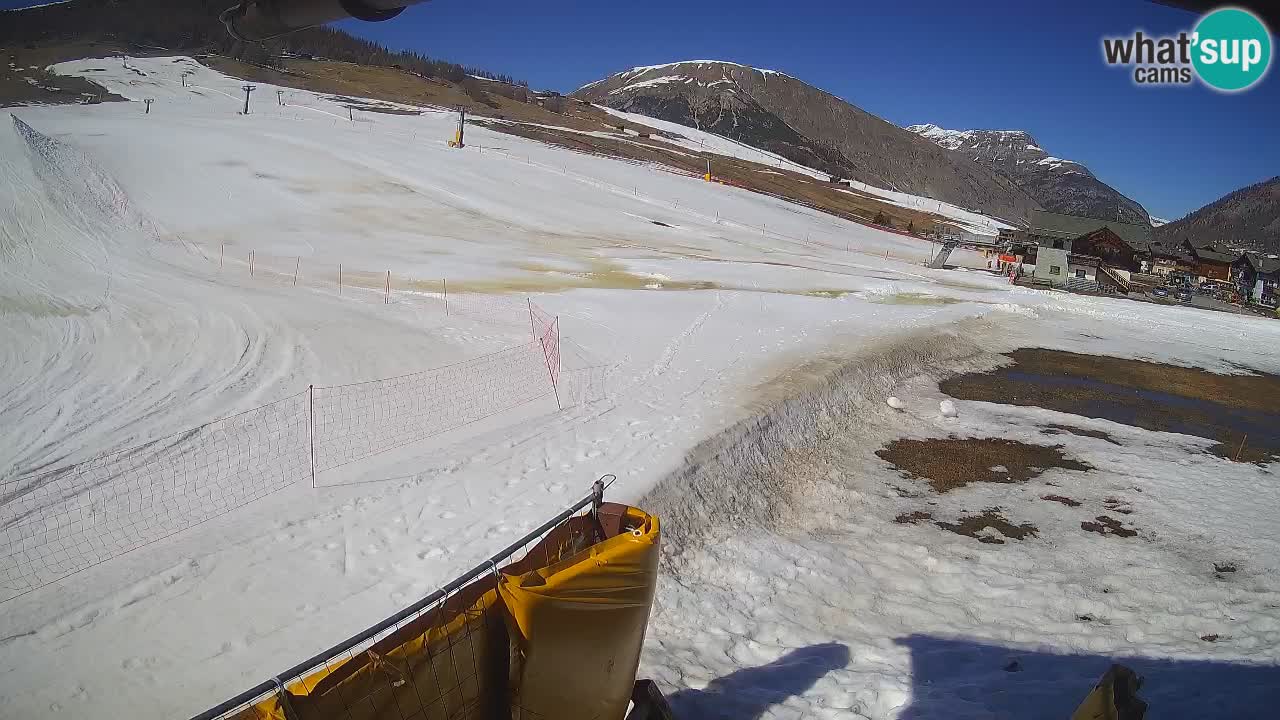 Livigno webcam – view on Livigno Ski School area – LivignoGO