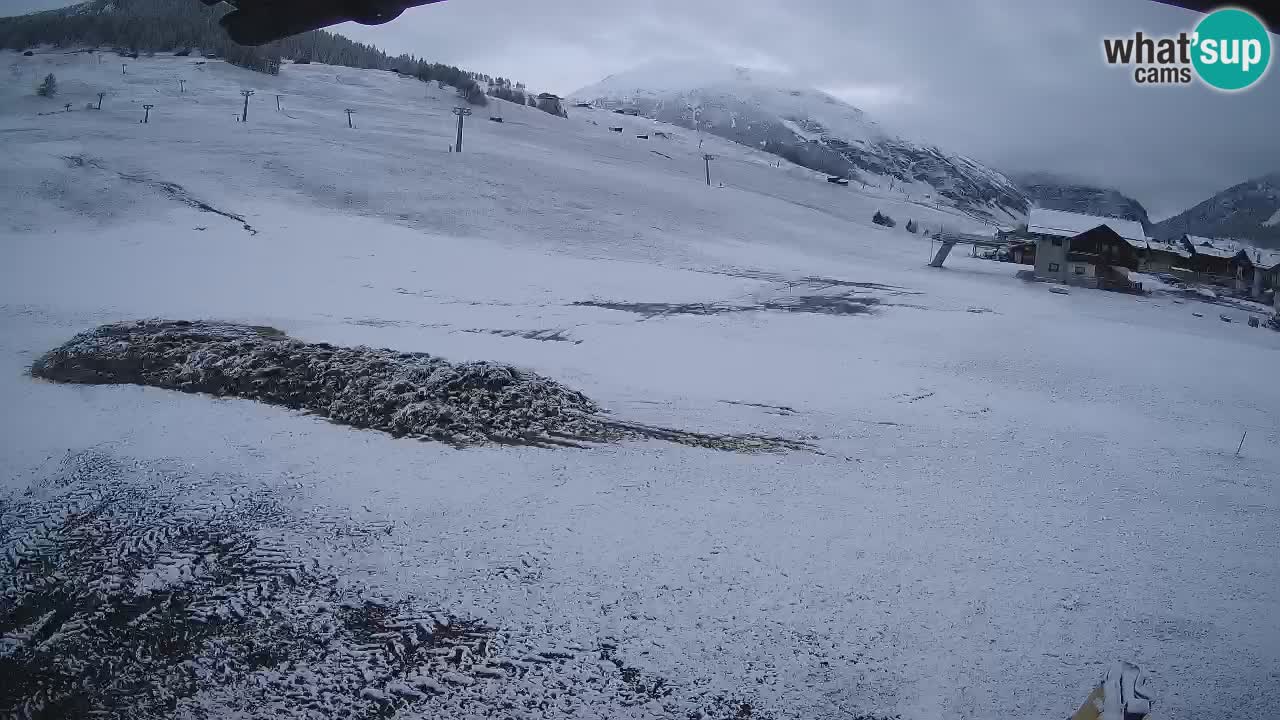 Livigno LIVE cam smučišče | pogled na smučarske proge