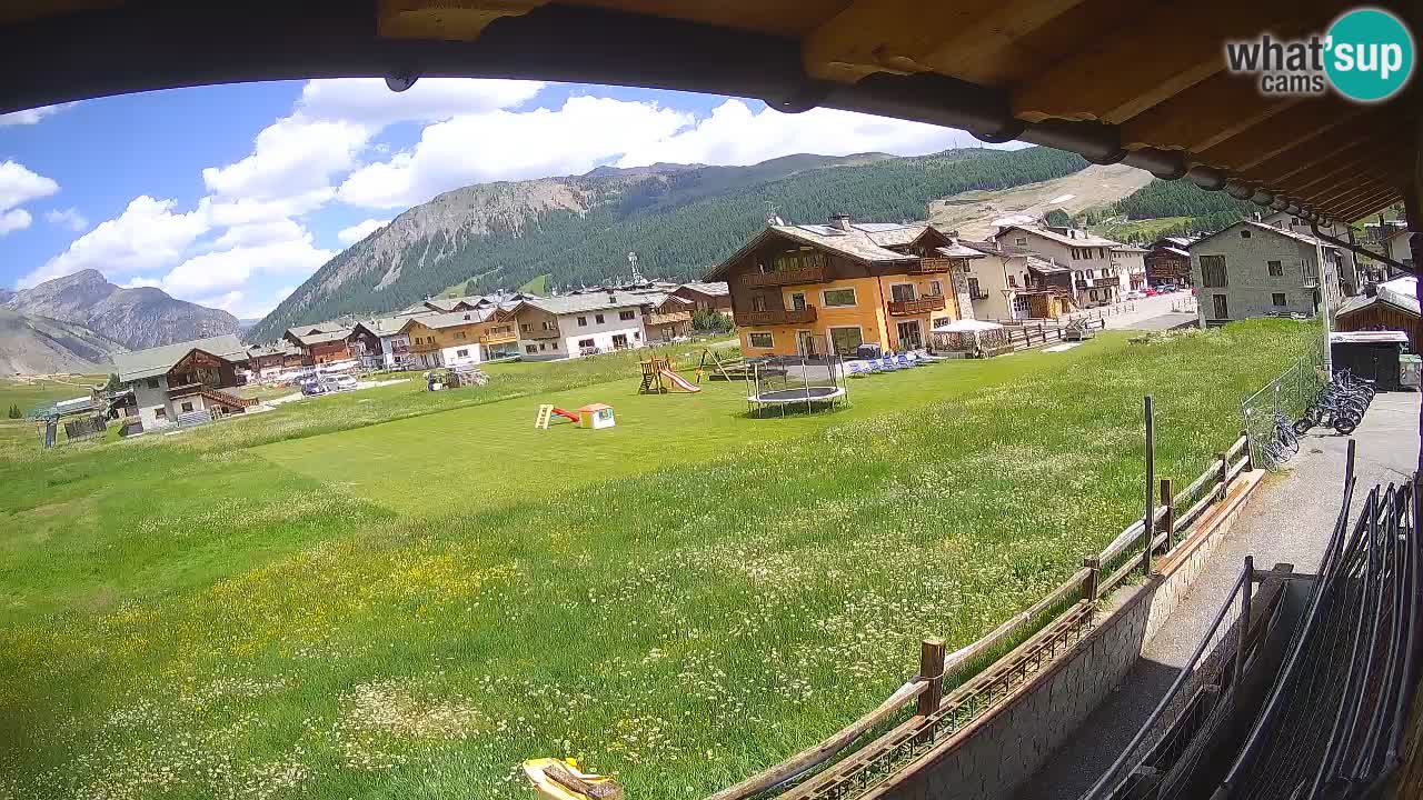Livigno webcam – view on Livigno Ski School area – LivignoGO