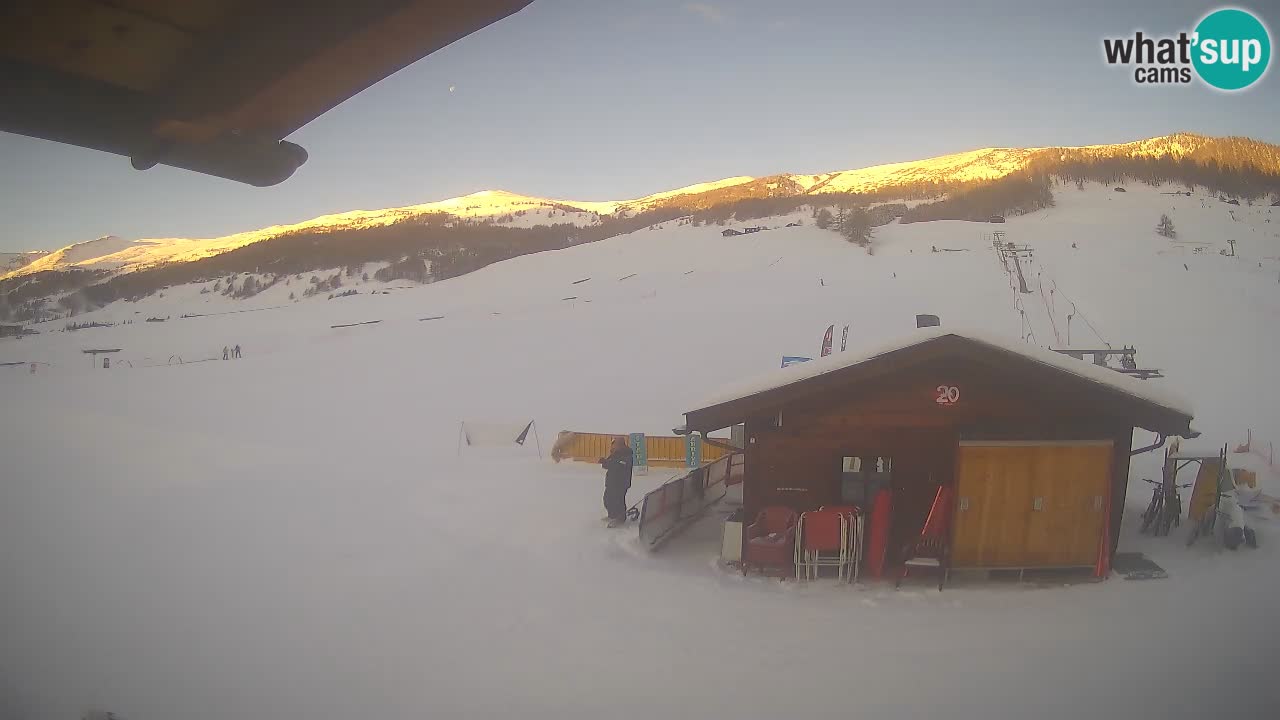 Livigno v živo – pogled na mesto