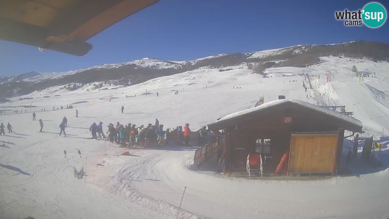 Webcam SKI center Livigno snow forecast – ski area