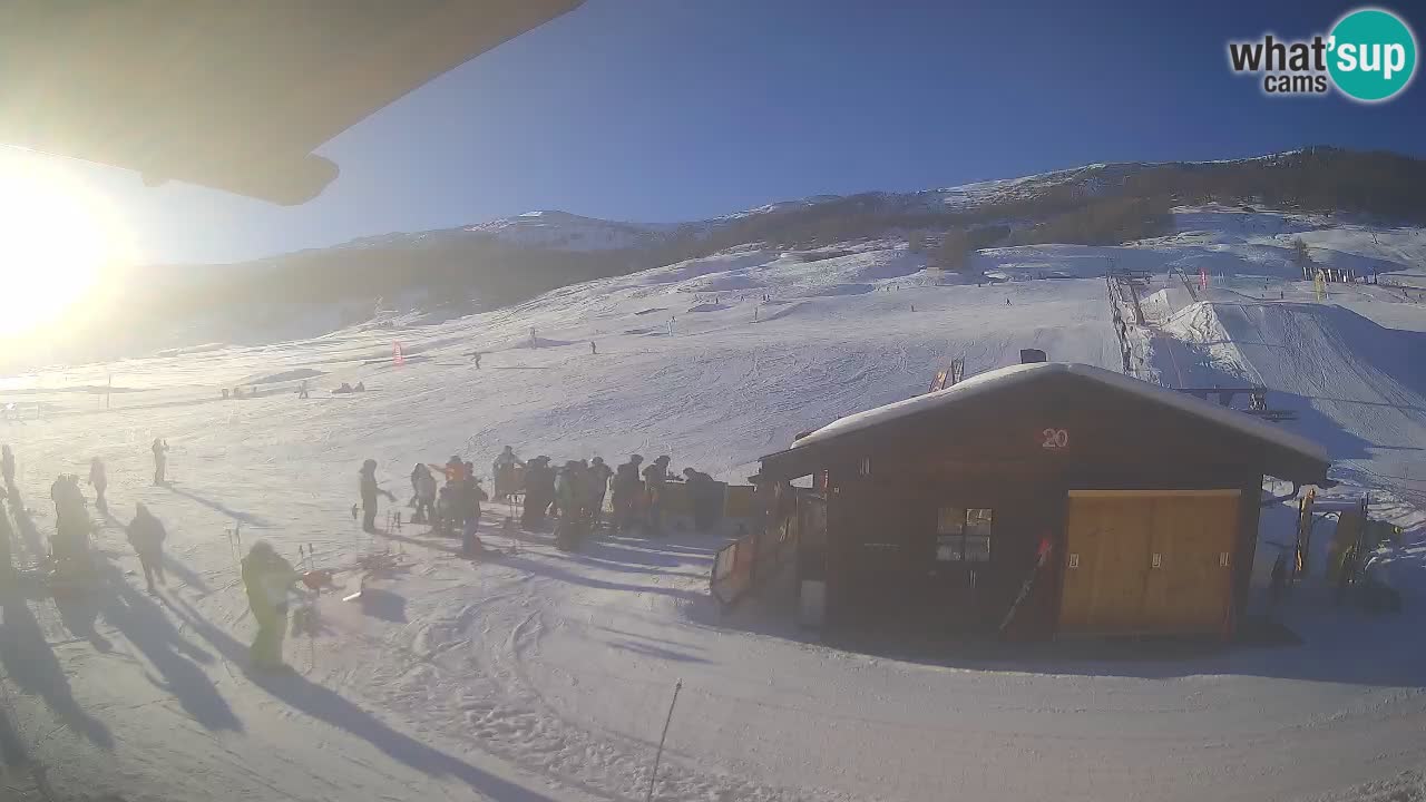 Webcam SKI center Livigno snow forecast – ski area