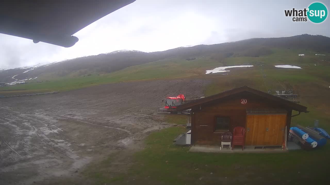 Livigno v živo – pogled na mesto