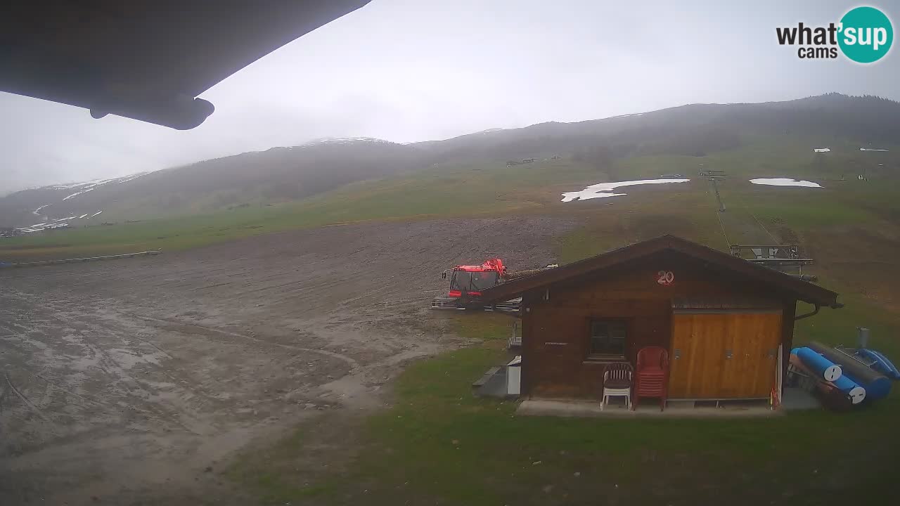 Livigno v živo – pogled na mesto