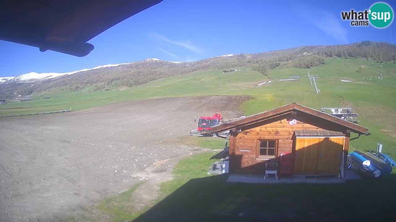 Livigno v živo – pogled na mesto