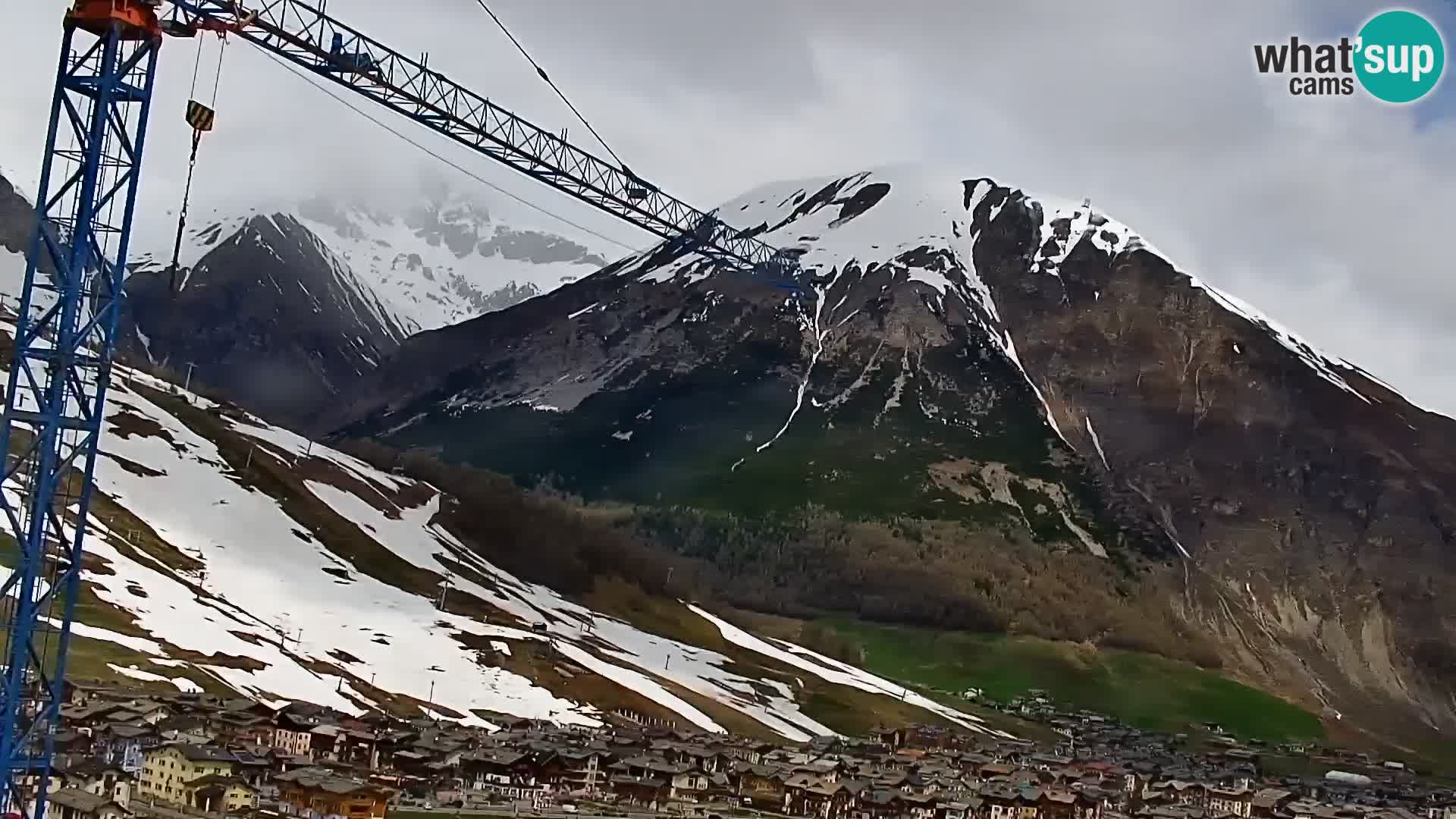 Amazing Livigno webcam, panoramic view from hotel Teola
