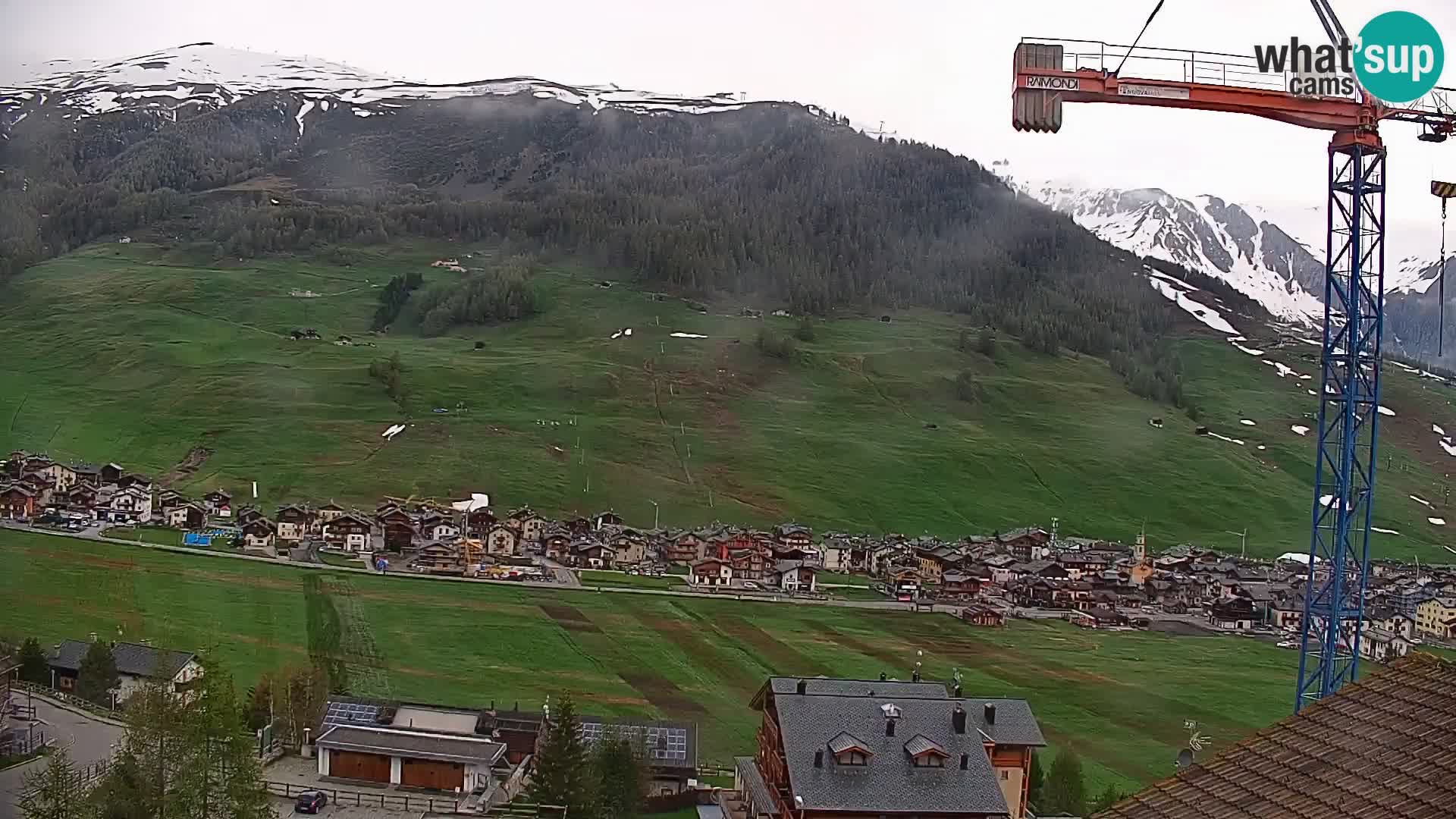 Amazing Livigno webcam panorama view from hotel Teola