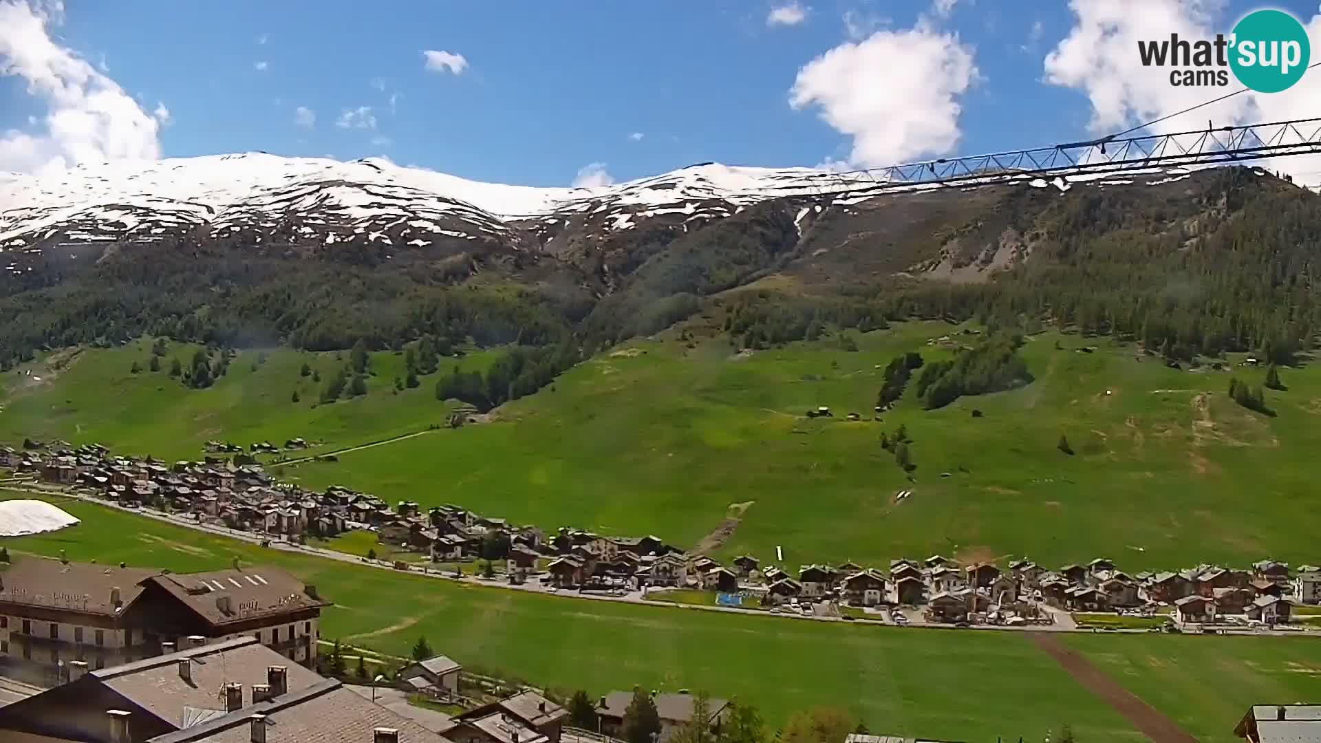 Superbe web camera Livigno, vue panoramique depuis l’hôtel Teola