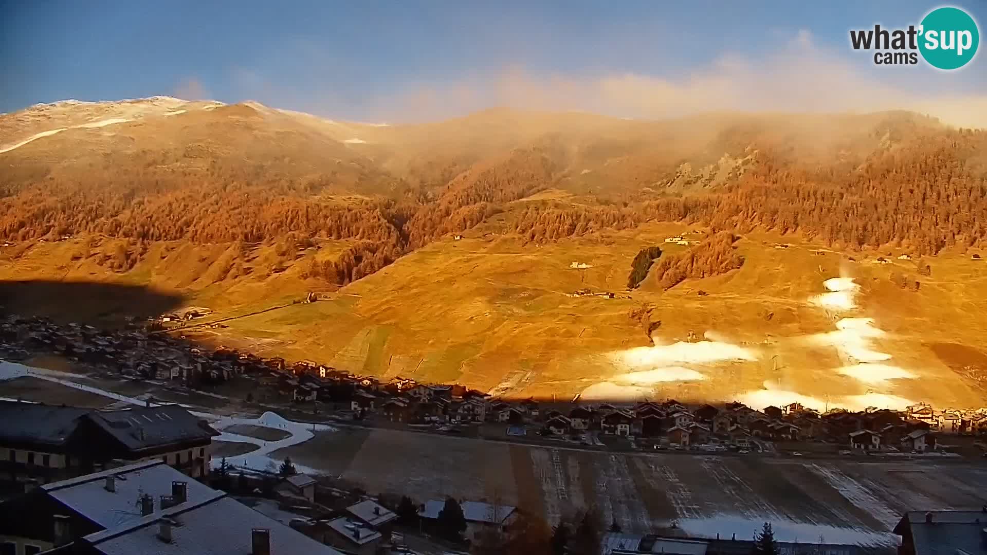 Increíble webcam de Livigno, vista panorámica desde el hotel Teola