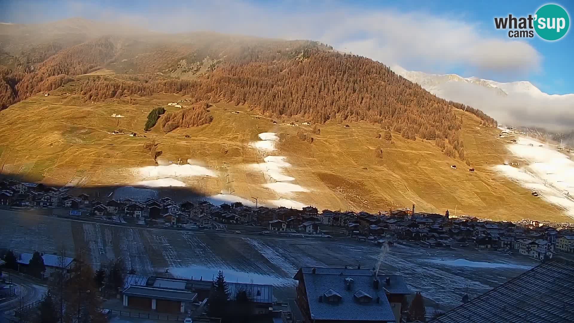 Increíble webcam de Livigno, vista panorámica desde el hotel Teola