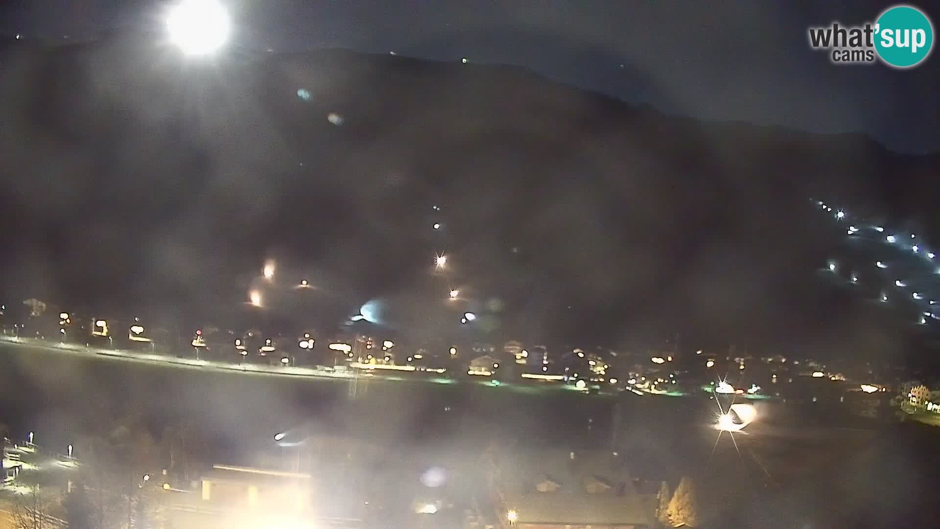 Increíble webcam de Livigno, vista panorámica desde el hotel Teola