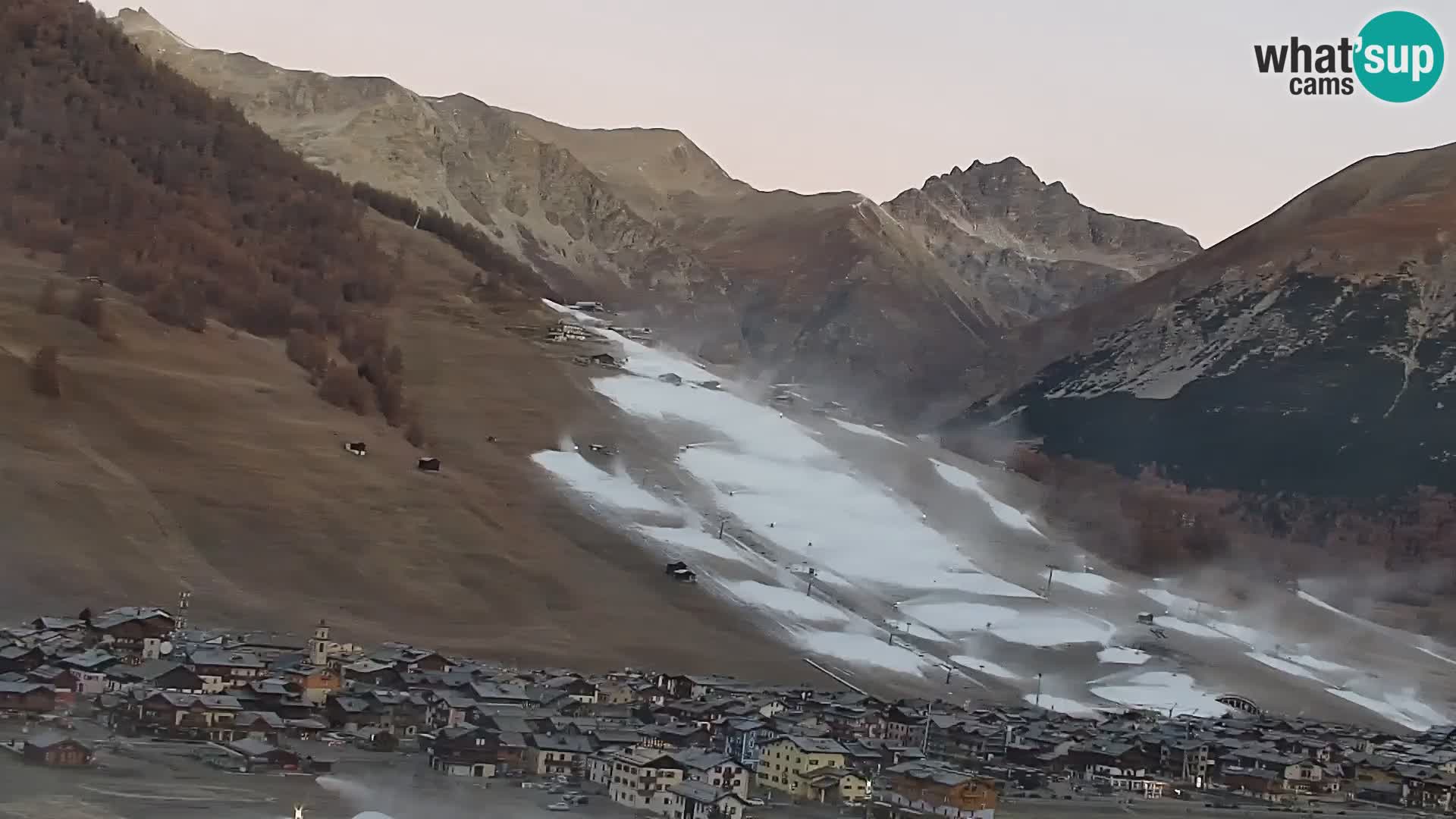 Erstaunliche Livigno Kamera, Panoramablick vom Hotel Teola