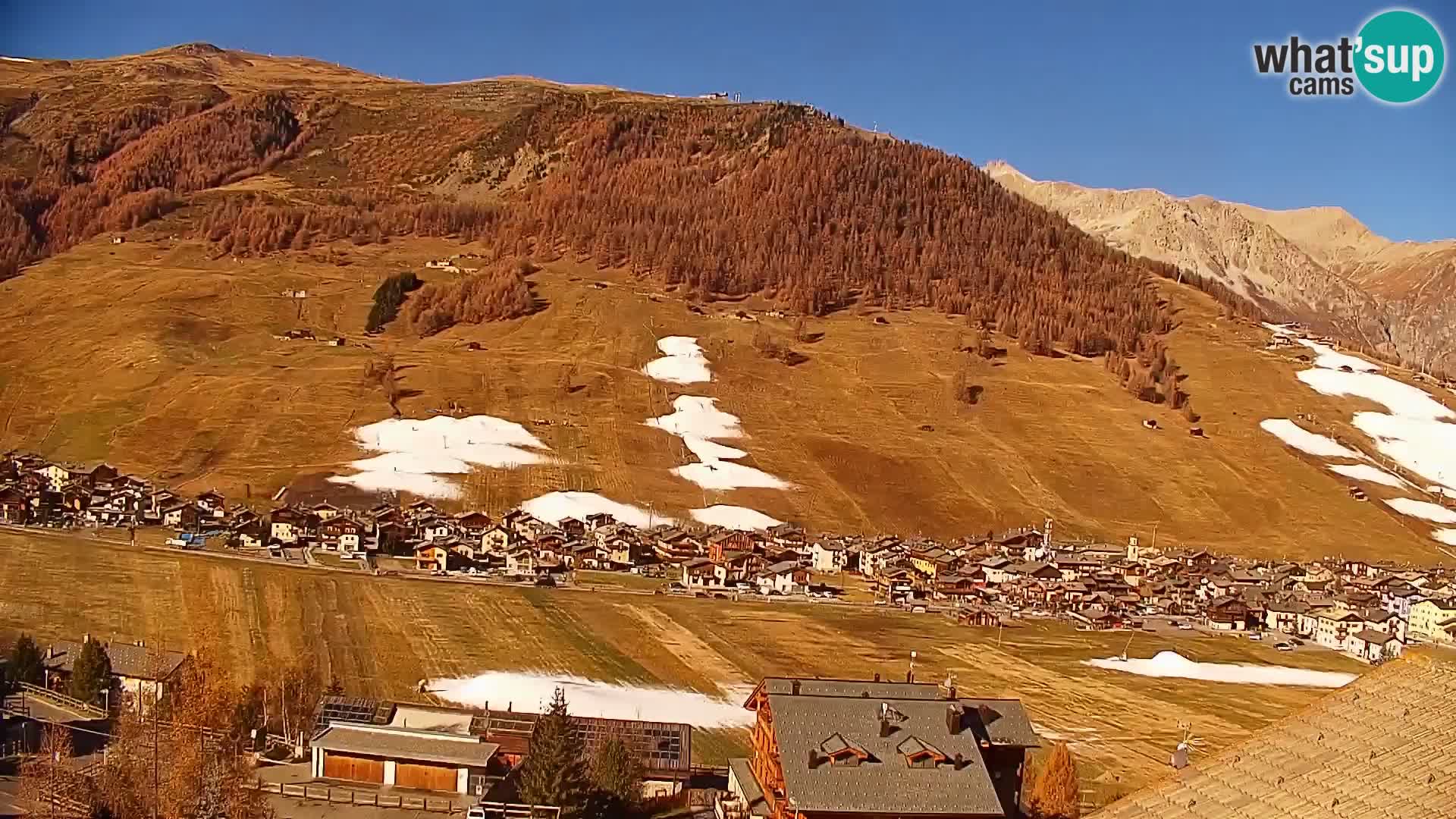 Increíble webcam de Livigno, vista panorámica desde el hotel Teola