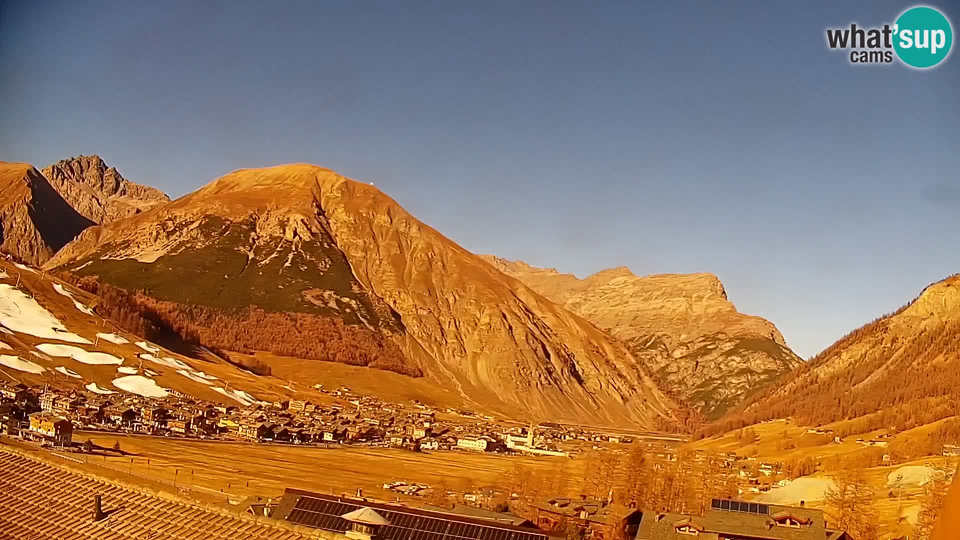 Amazing Livigno webcam panorama view from hotel Teola