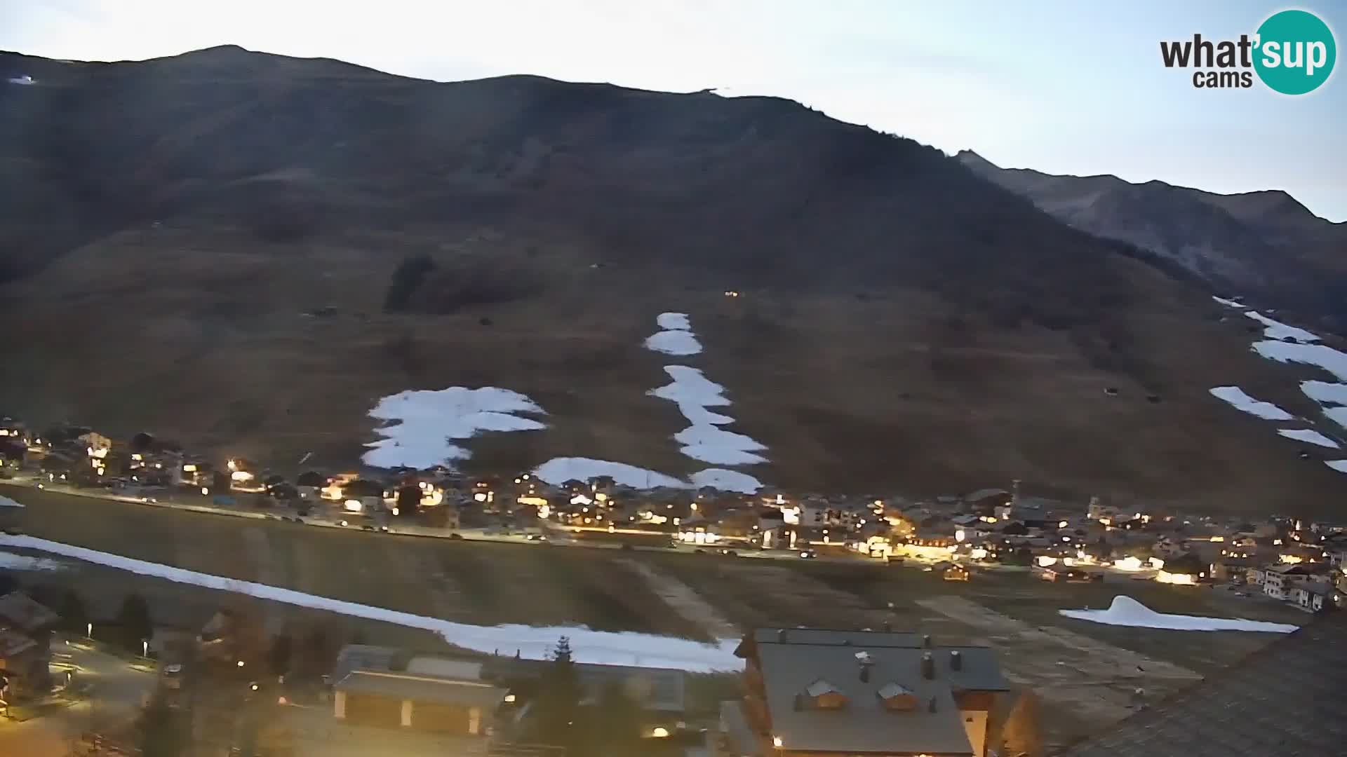 Superbe web camera Livigno, vue panoramique depuis l’hôtel Teola