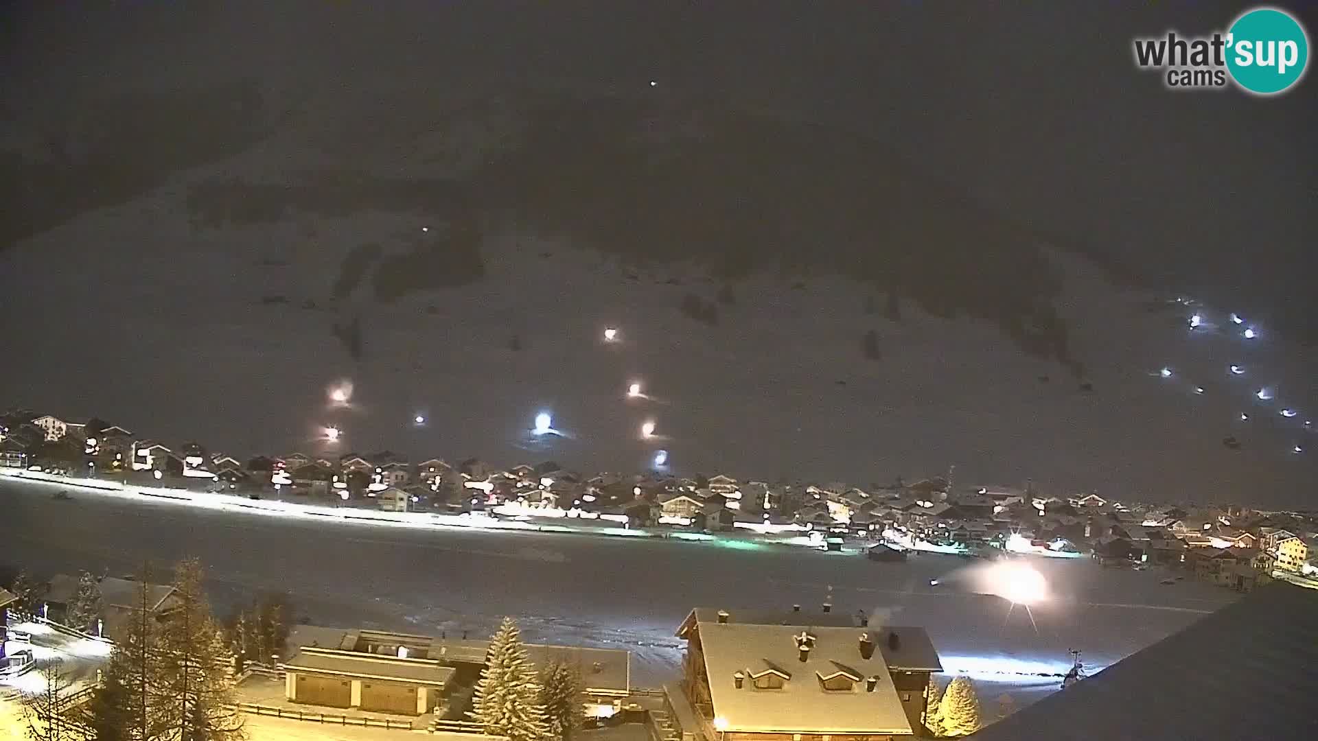 Increíble webcam de Livigno, vista panorámica desde el hotel Teola