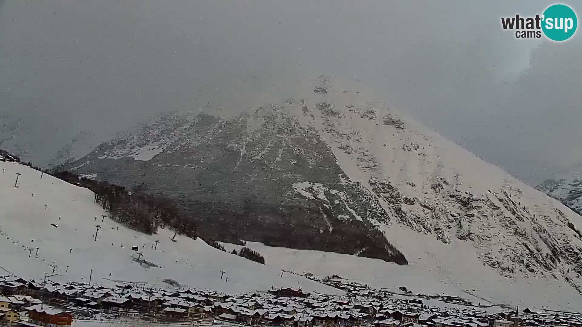 Increíble webcam de Livigno, vista panorámica desde el hotel Teola