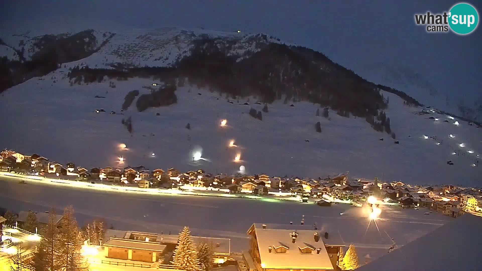 Erstaunliche Livigno Kamera, Panoramablick vom Hotel Teola