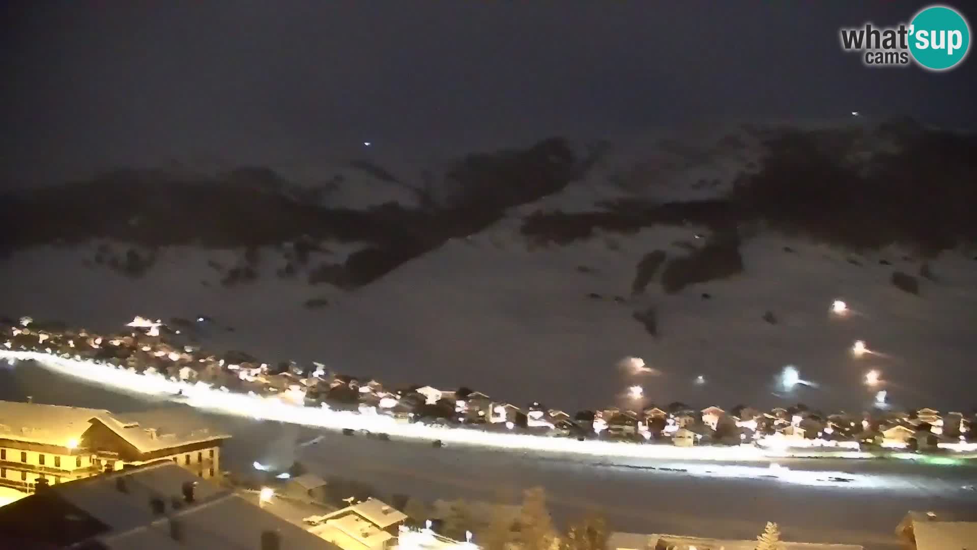 Increíble webcam de Livigno, vista panorámica desde el hotel Teola