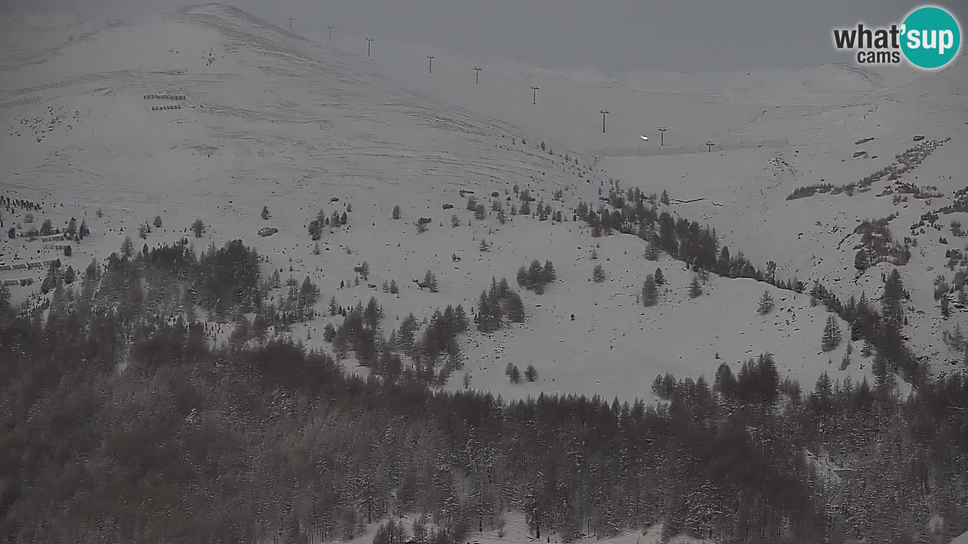 Increíble webcam de Livigno, vista panorámica desde el hotel Teola