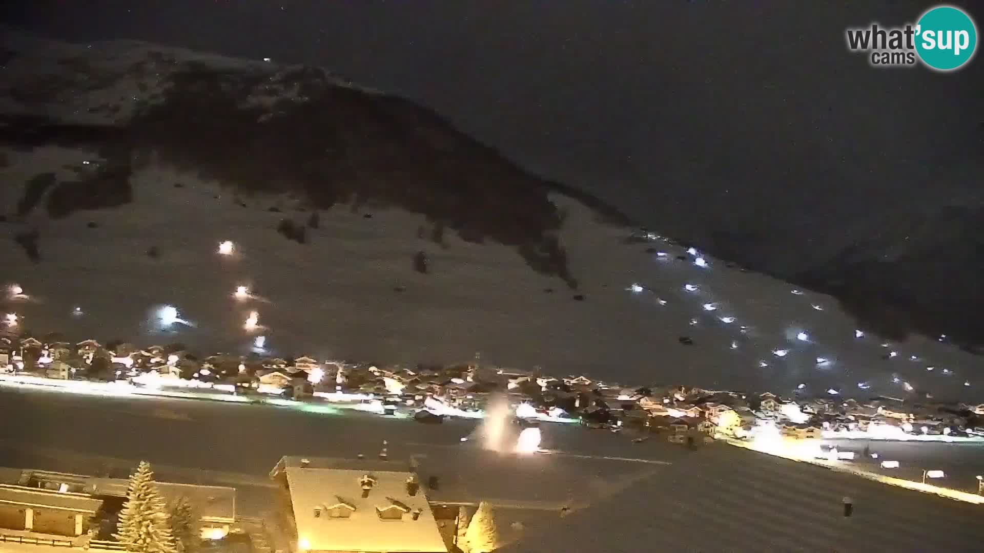 Increíble webcam de Livigno, vista panorámica desde el hotel Teola