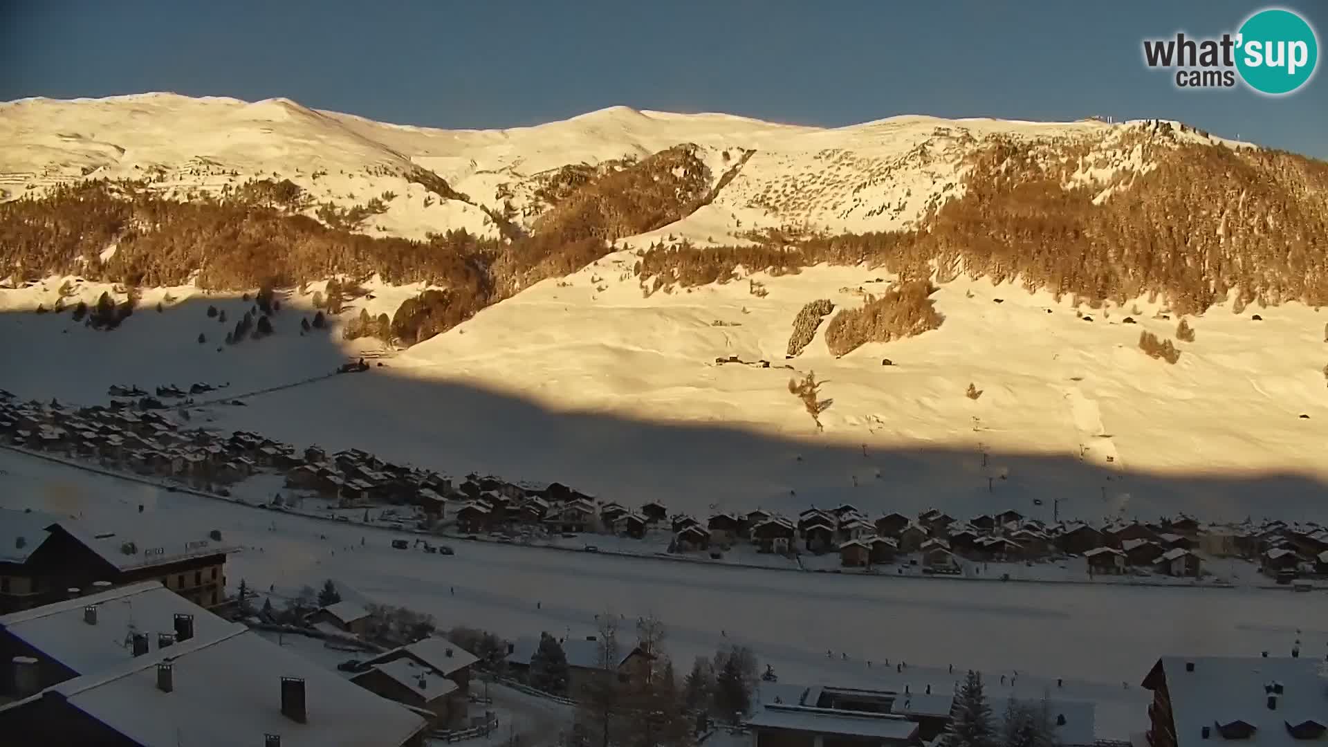 Erstaunliche Livigno Kamera, Panoramablick vom Hotel Teola