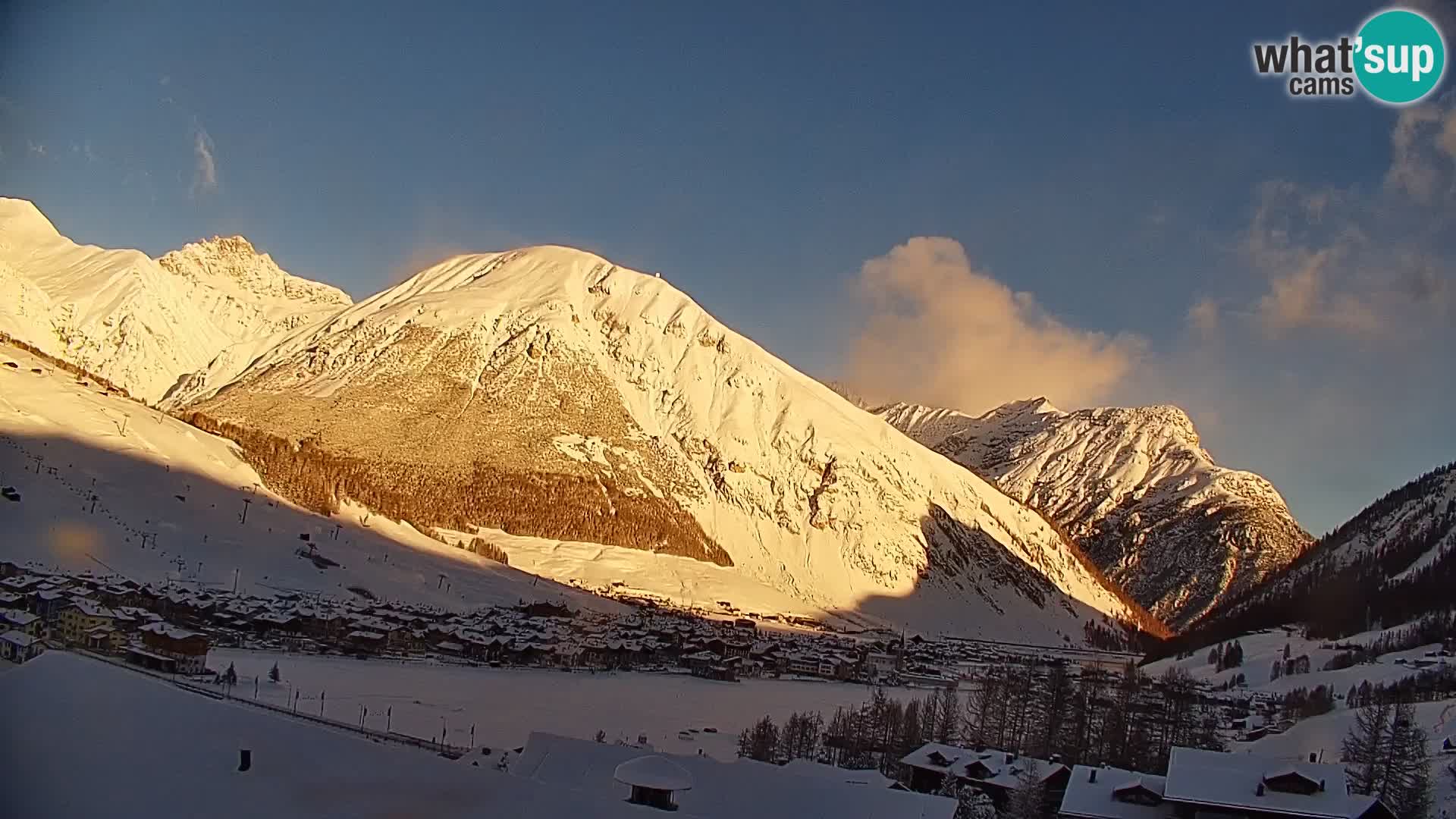 Erstaunliche Livigno Kamera, Panoramablick vom Hotel Teola