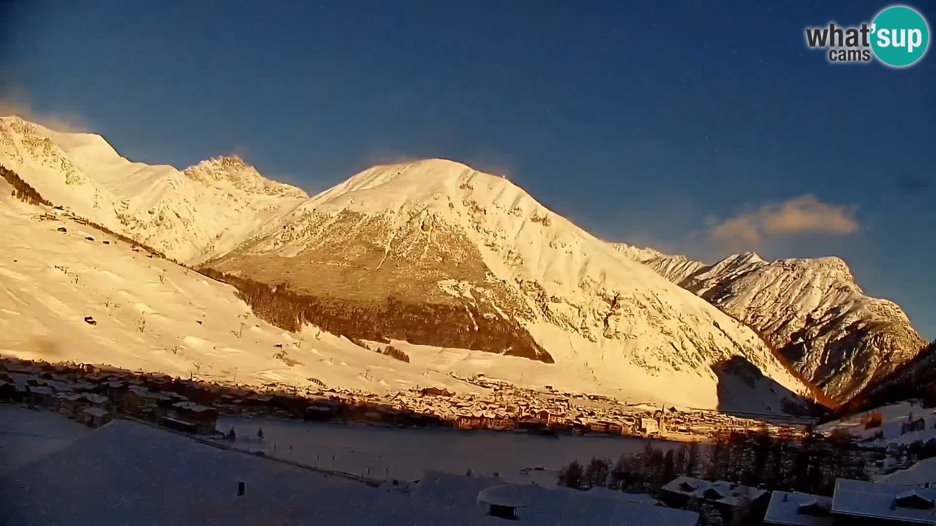 Erstaunliche Livigno Kamera, Panoramablick vom Hotel Teola