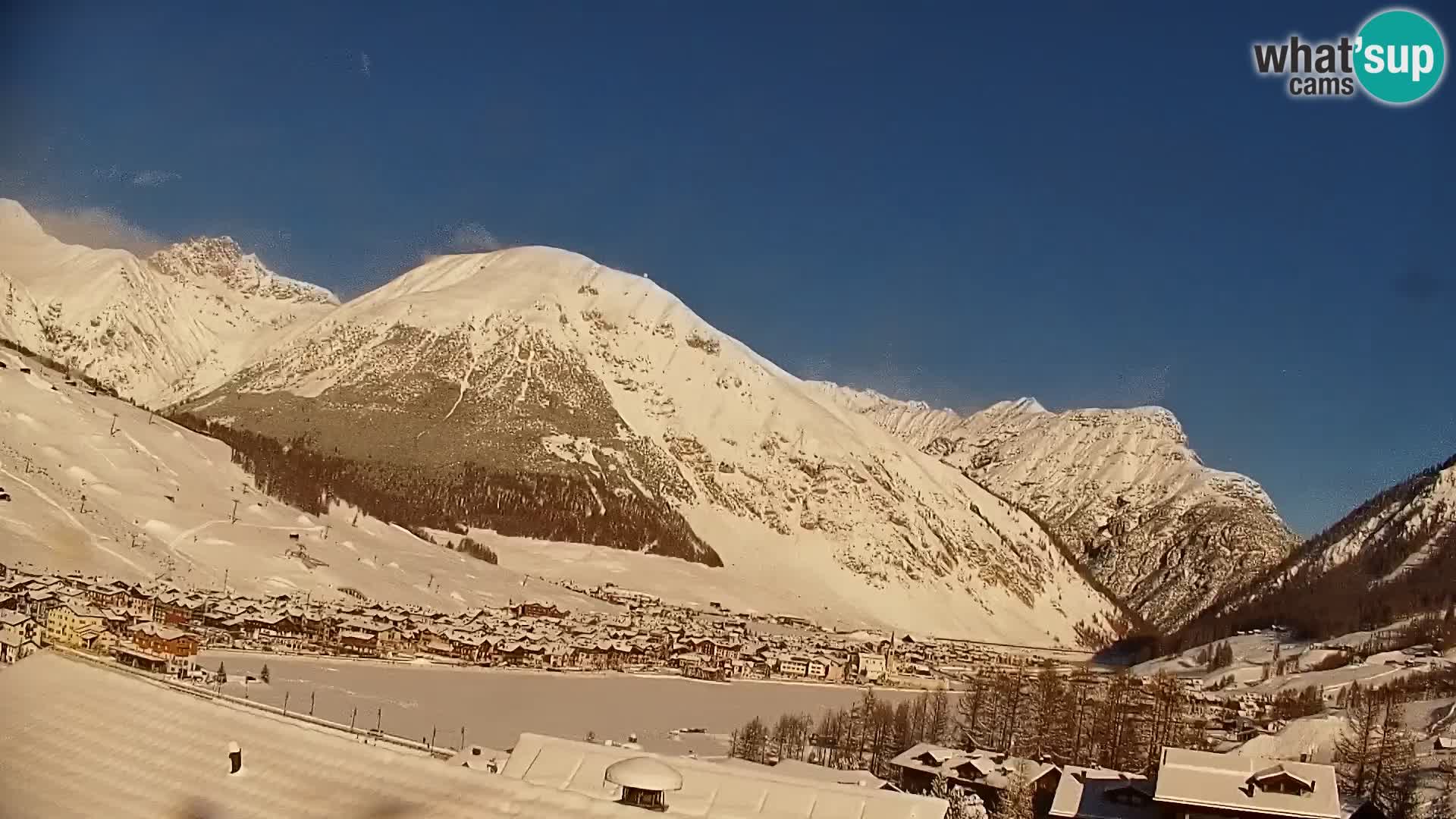 Erstaunliche Livigno Kamera, Panoramablick vom Hotel Teola