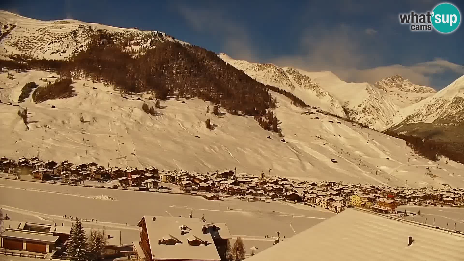 Stupenda webcam Livigno panoramica dall’hotel Teola