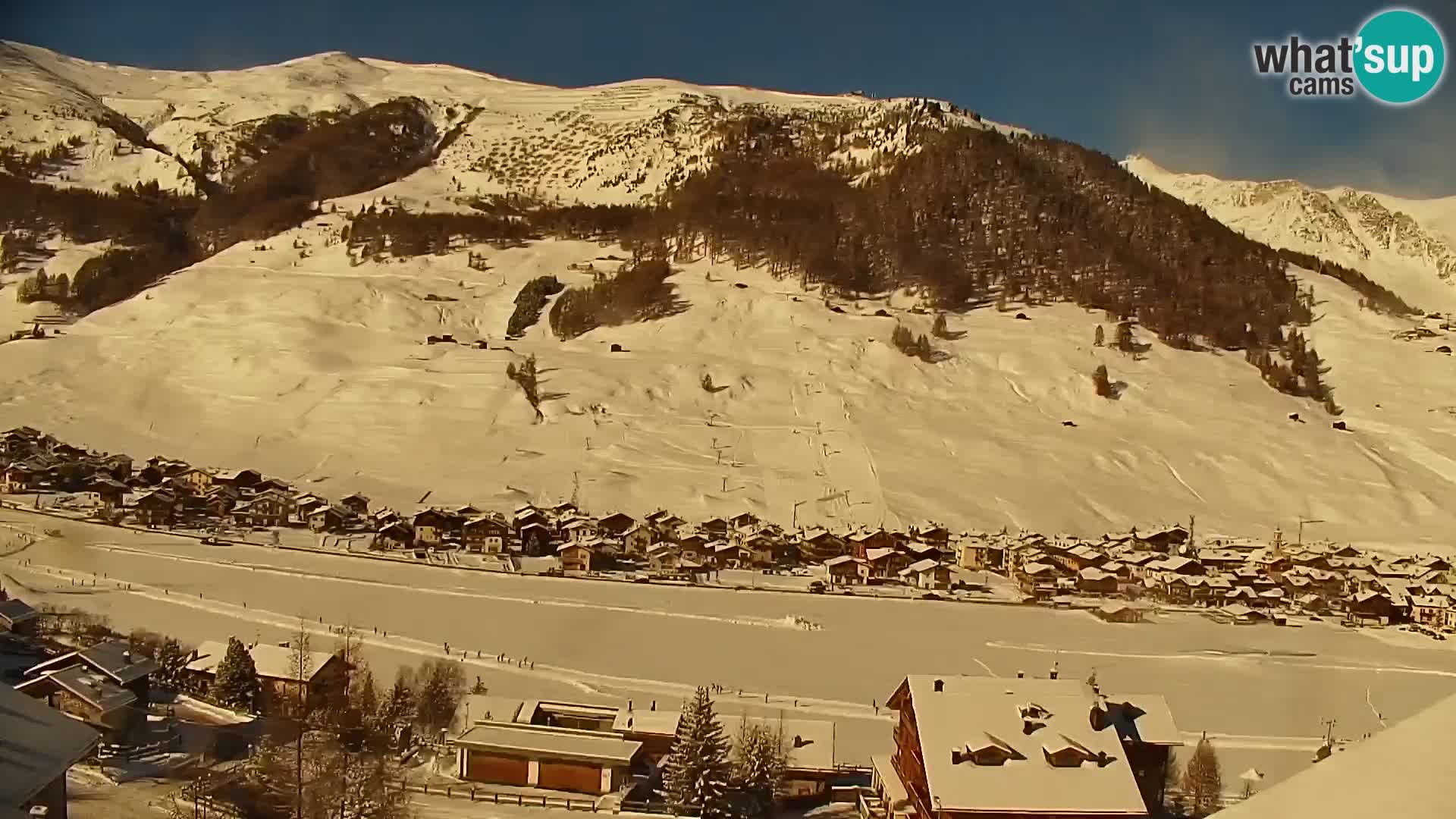 Erstaunliche Livigno Kamera, Panoramablick vom Hotel Teola