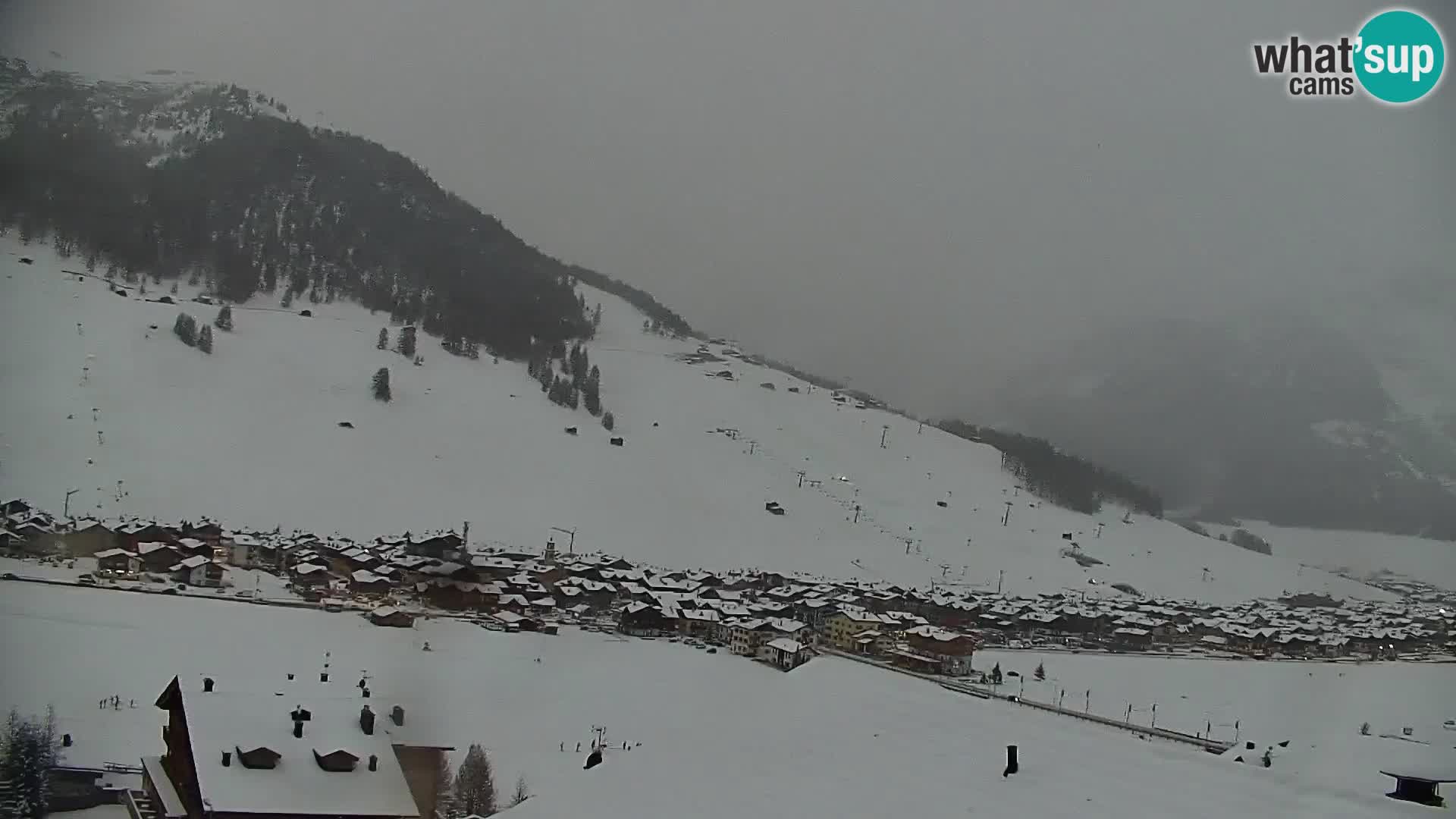 Erstaunliche Livigno Kamera, Panoramablick vom Hotel Teola