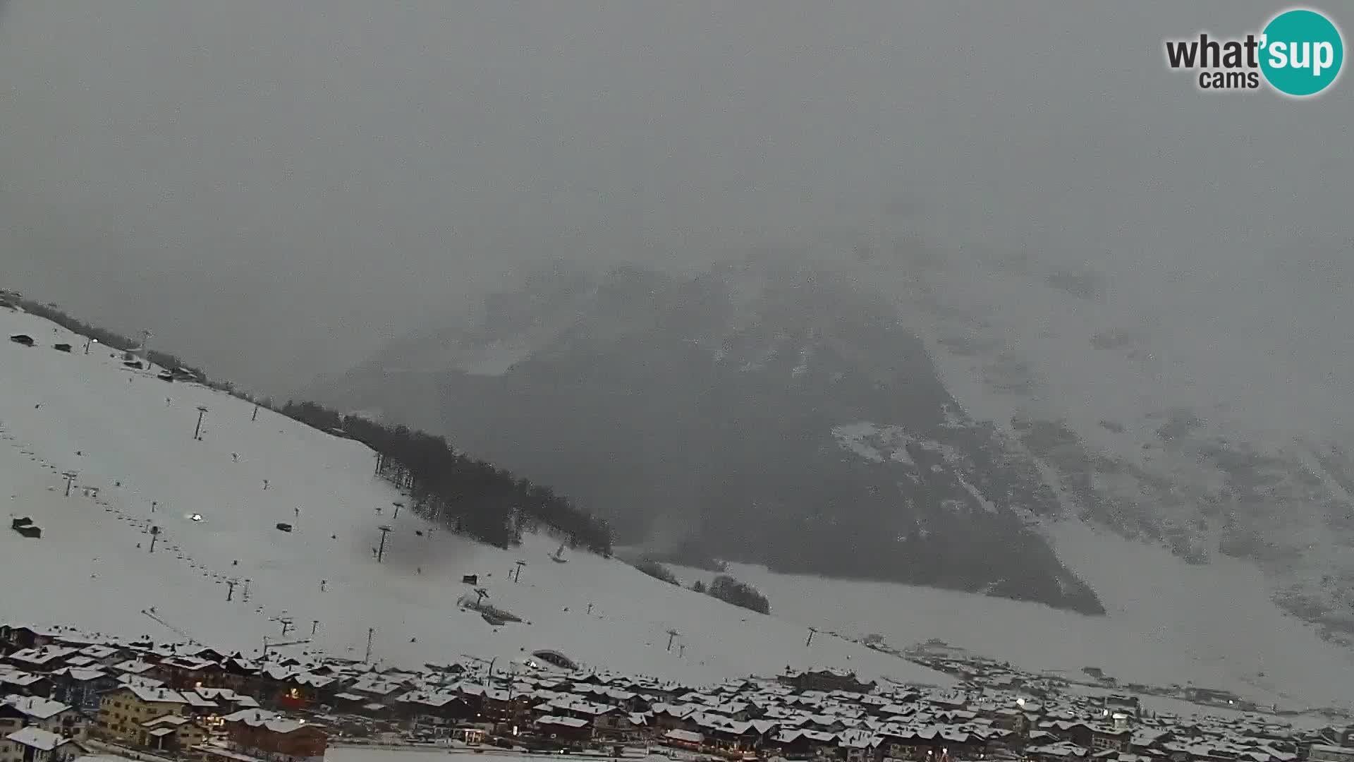 Increíble webcam de Livigno, vista panorámica desde el hotel Teola