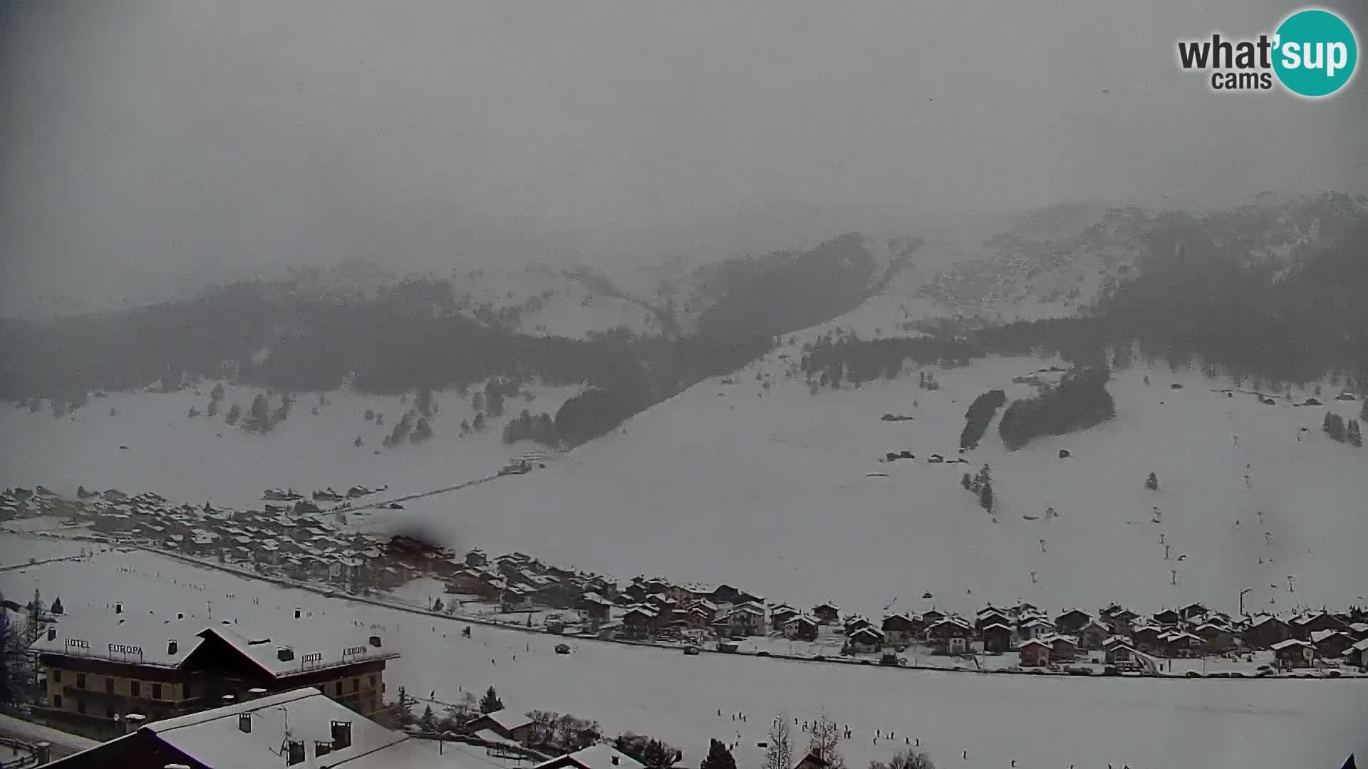 Stupenda webcam Livigno panoramica dall’hotel Teola