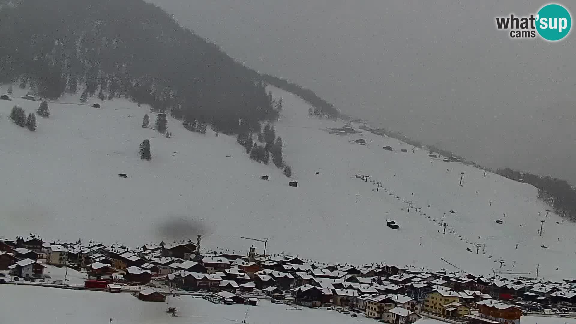 Increíble webcam de Livigno, vista panorámica desde el hotel Teola