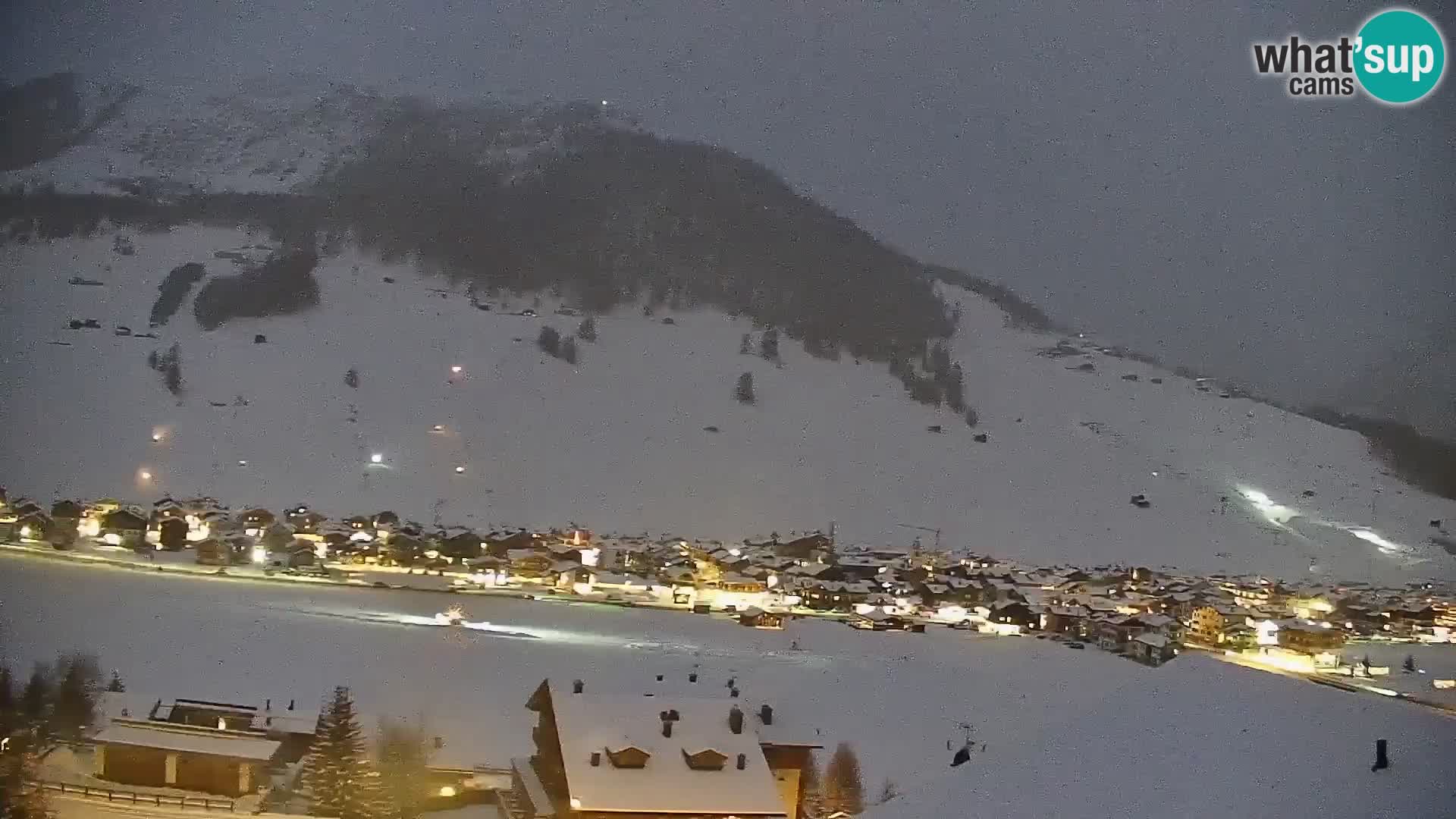 Increíble webcam de Livigno, vista panorámica desde el hotel Teola