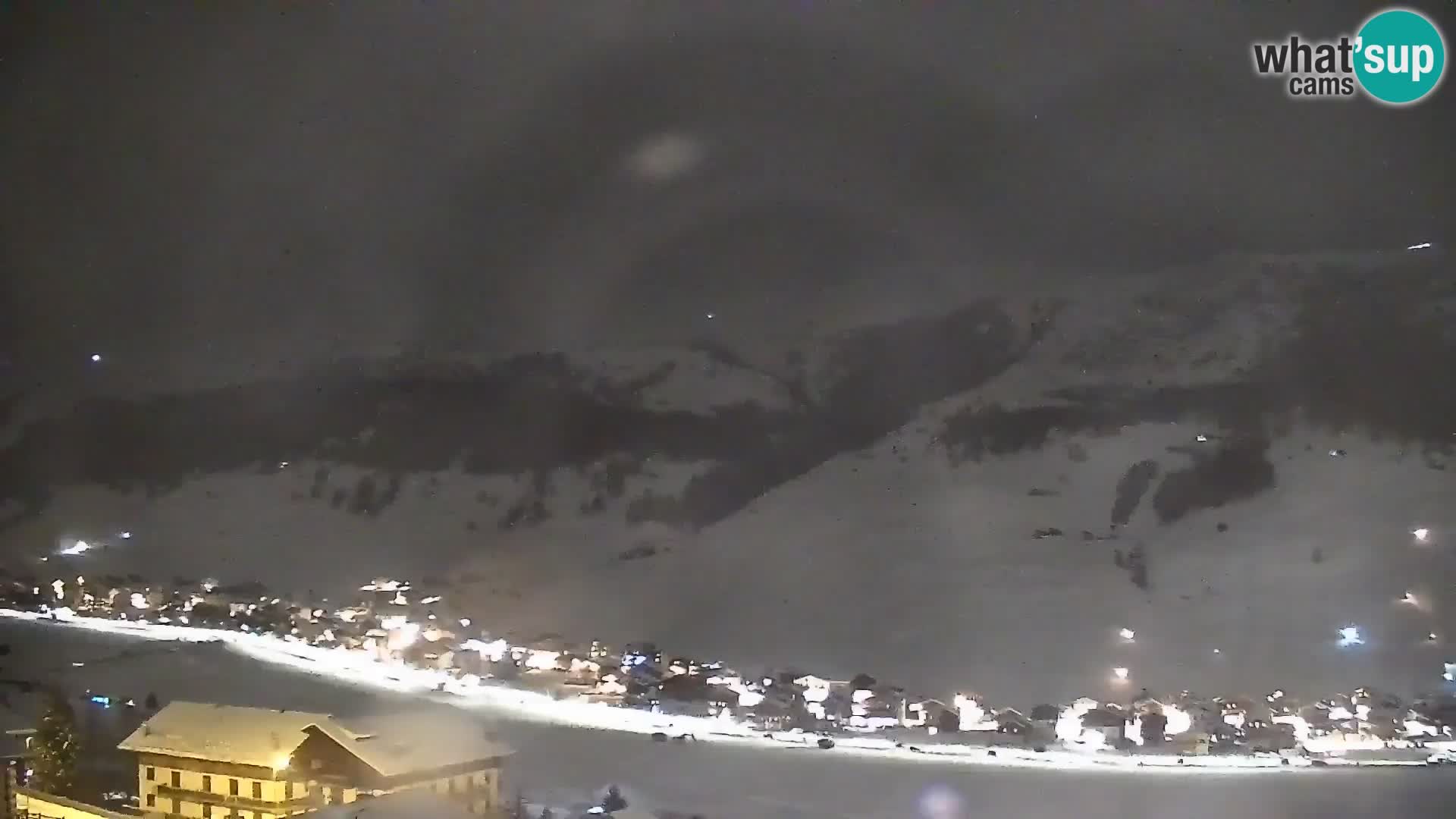 Increíble webcam de Livigno, vista panorámica desde el hotel Teola