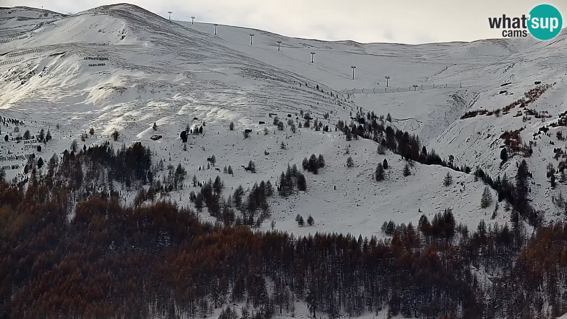 Increíble webcam de Livigno, vista panorámica desde el hotel Teola