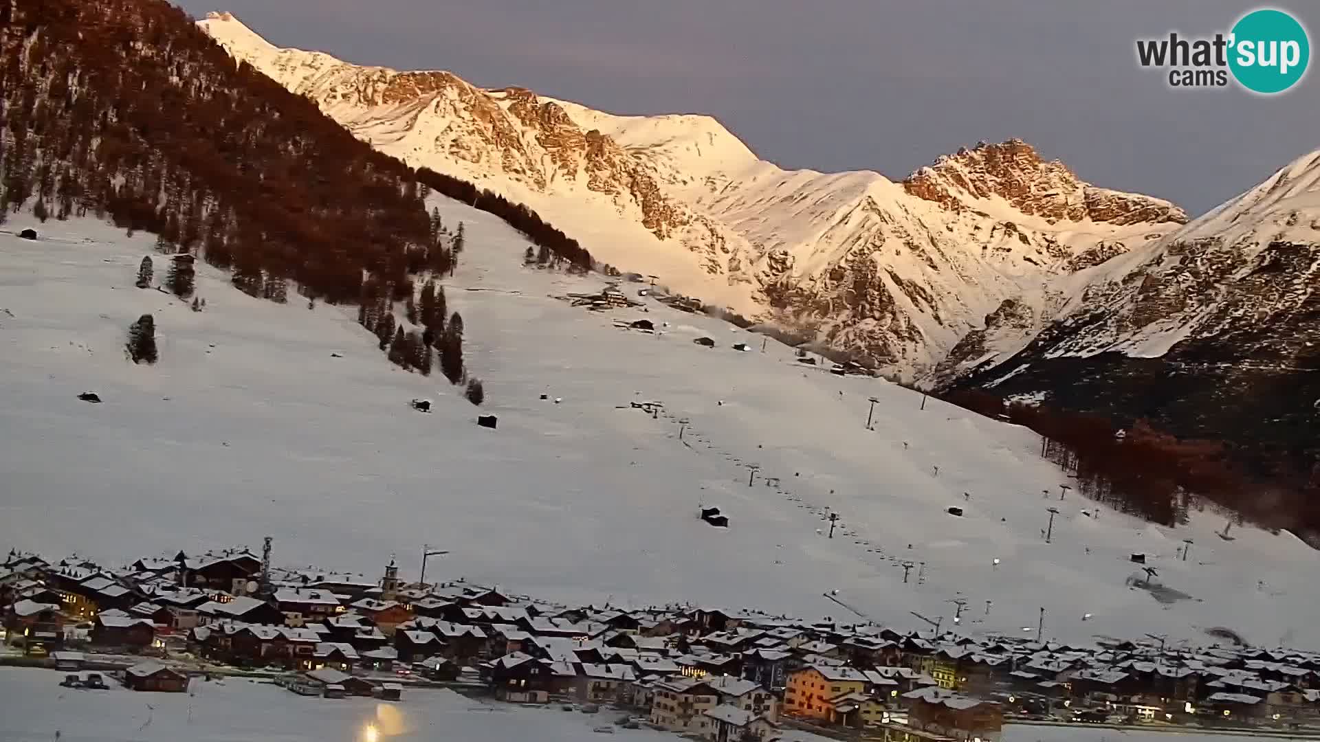 Erstaunliche Livigno Kamera, Panoramablick vom Hotel Teola